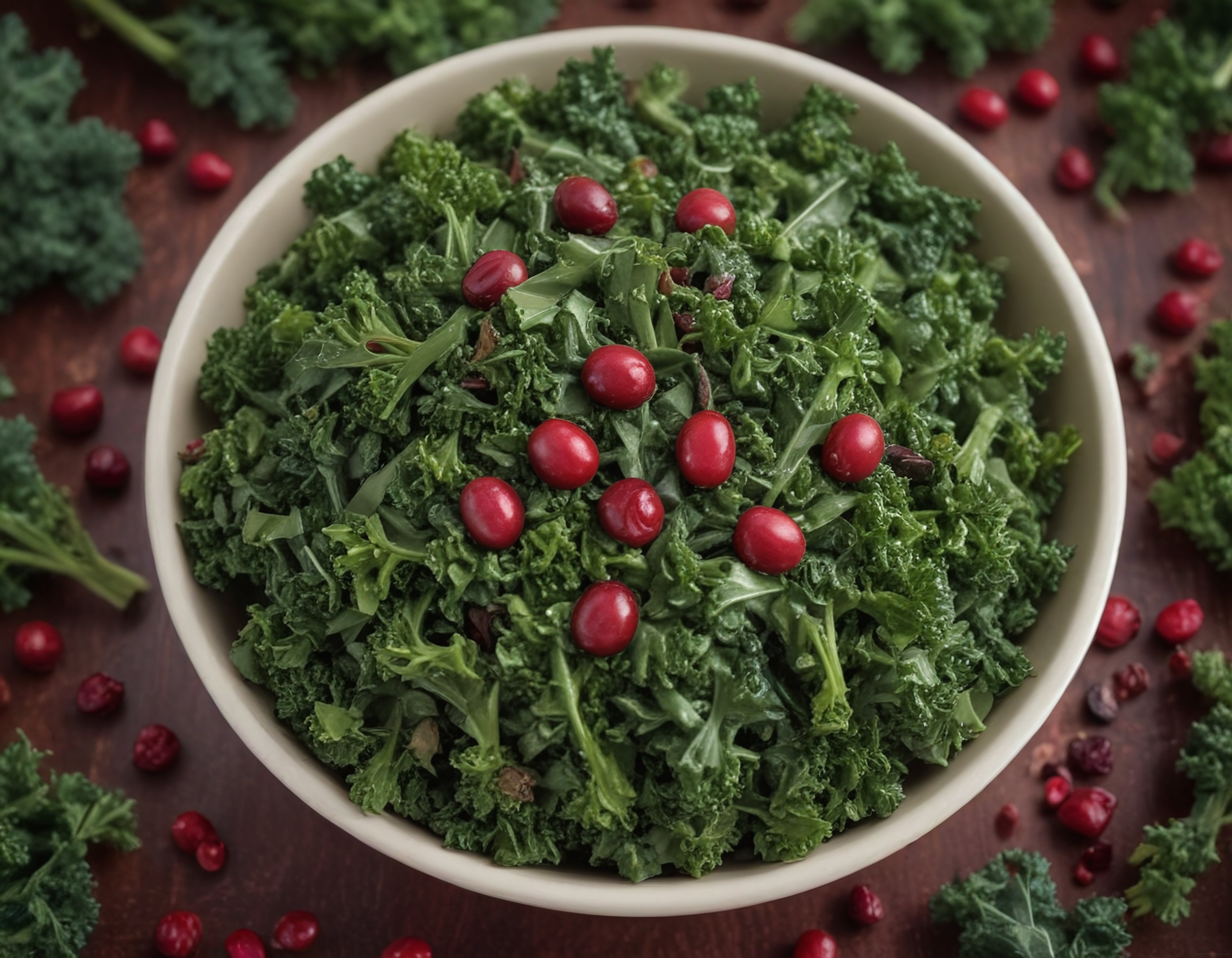 Nar Taneli Kıvırcık Yeşillik Salatası ile Vitamin Dolu Sağlıklı Öğün