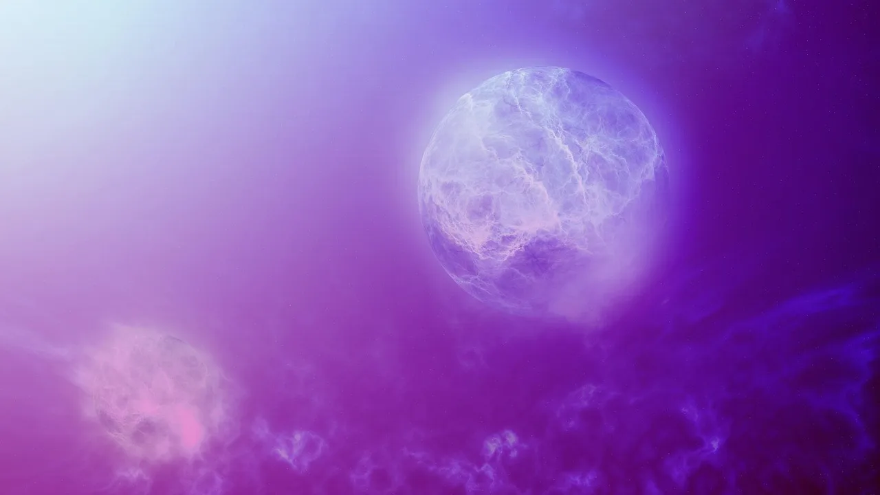 Nebula galaksi gradient sanat fotoğrafı
