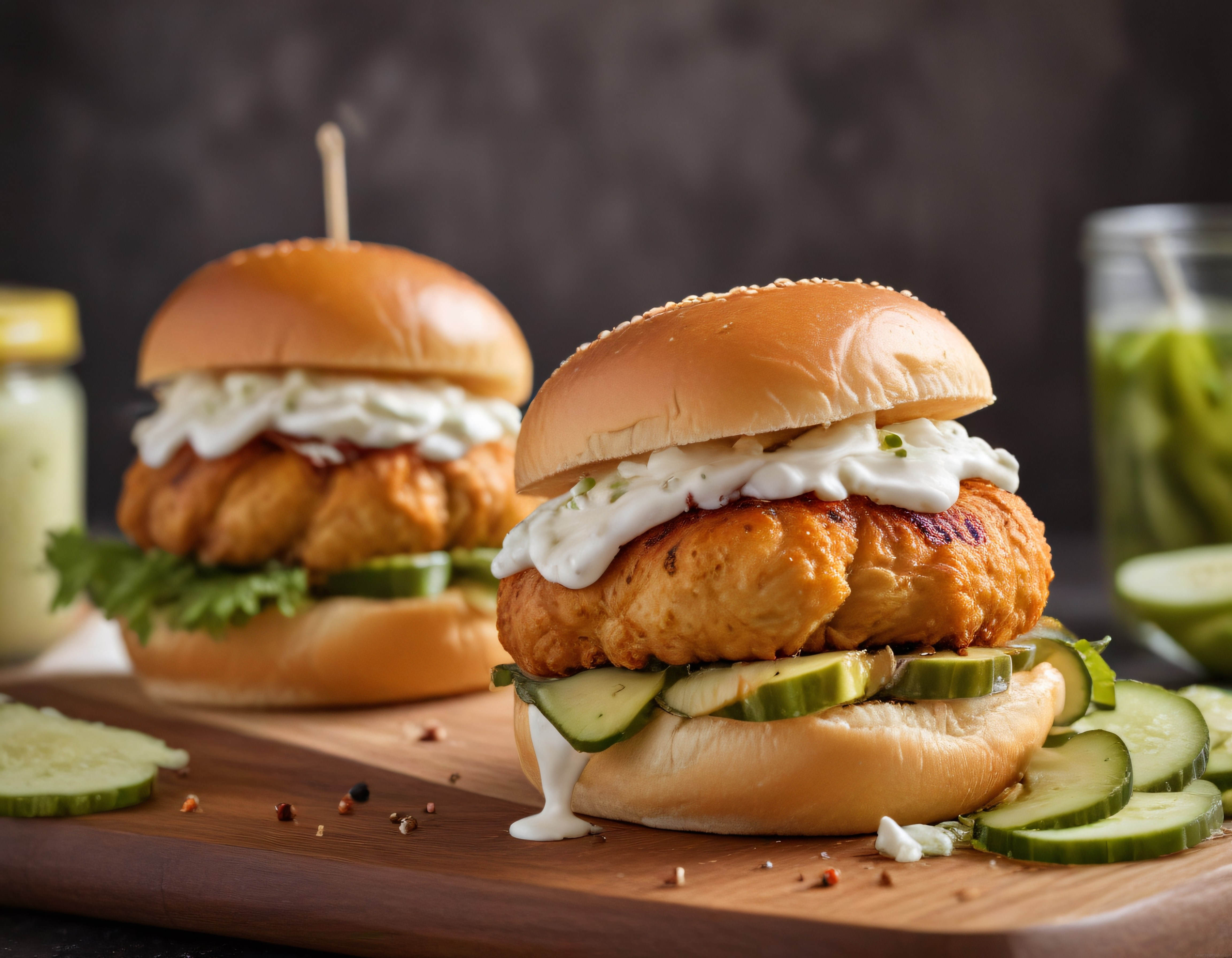 Nefis Çıtır Balık Burger Tarifi: Salatalık ve Özel Sos ile Lokanta Lezzeti