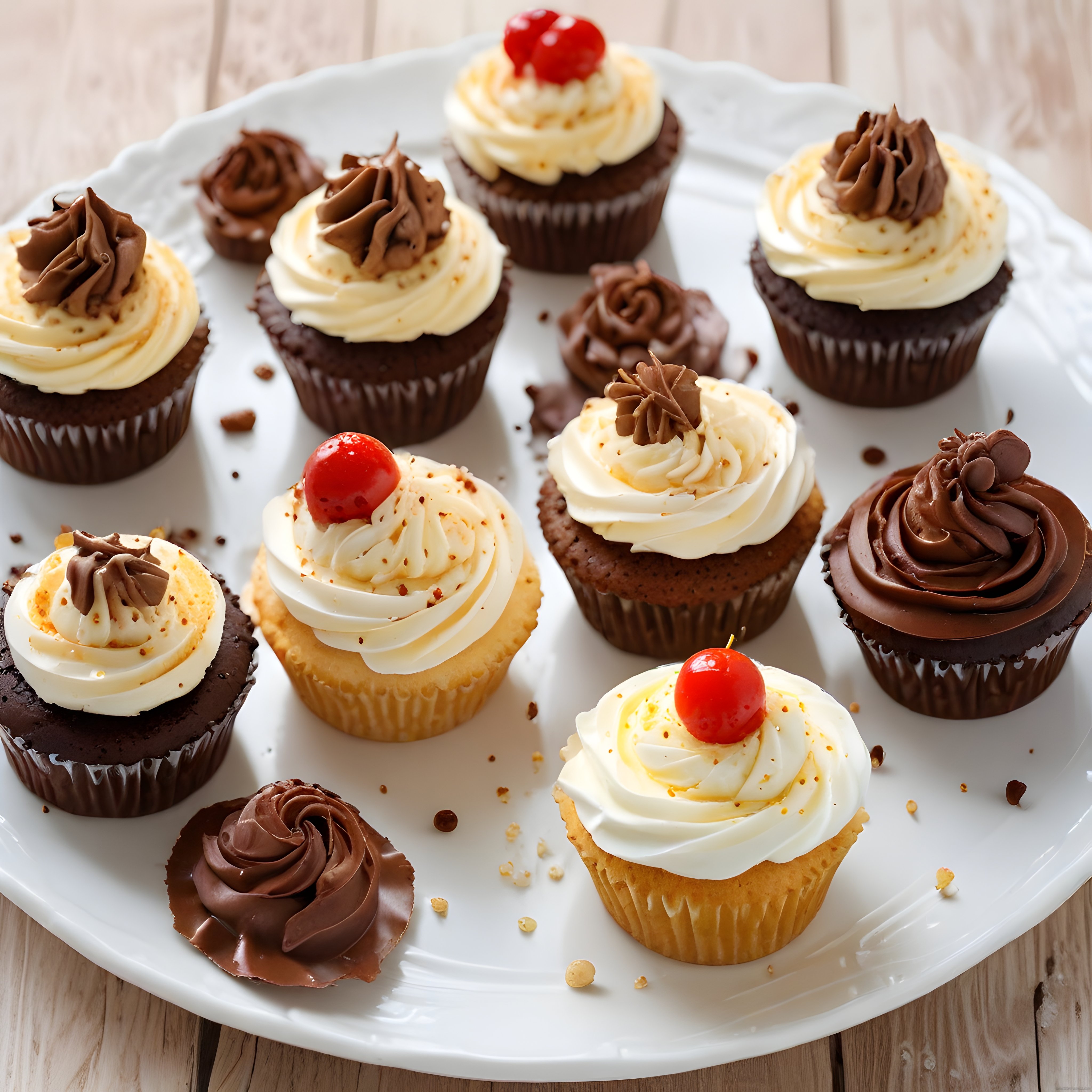 Nefis Cupcake Koleksiyonu: Çikolata ve Vanilyanın Kremalı Lezzet Şöleni