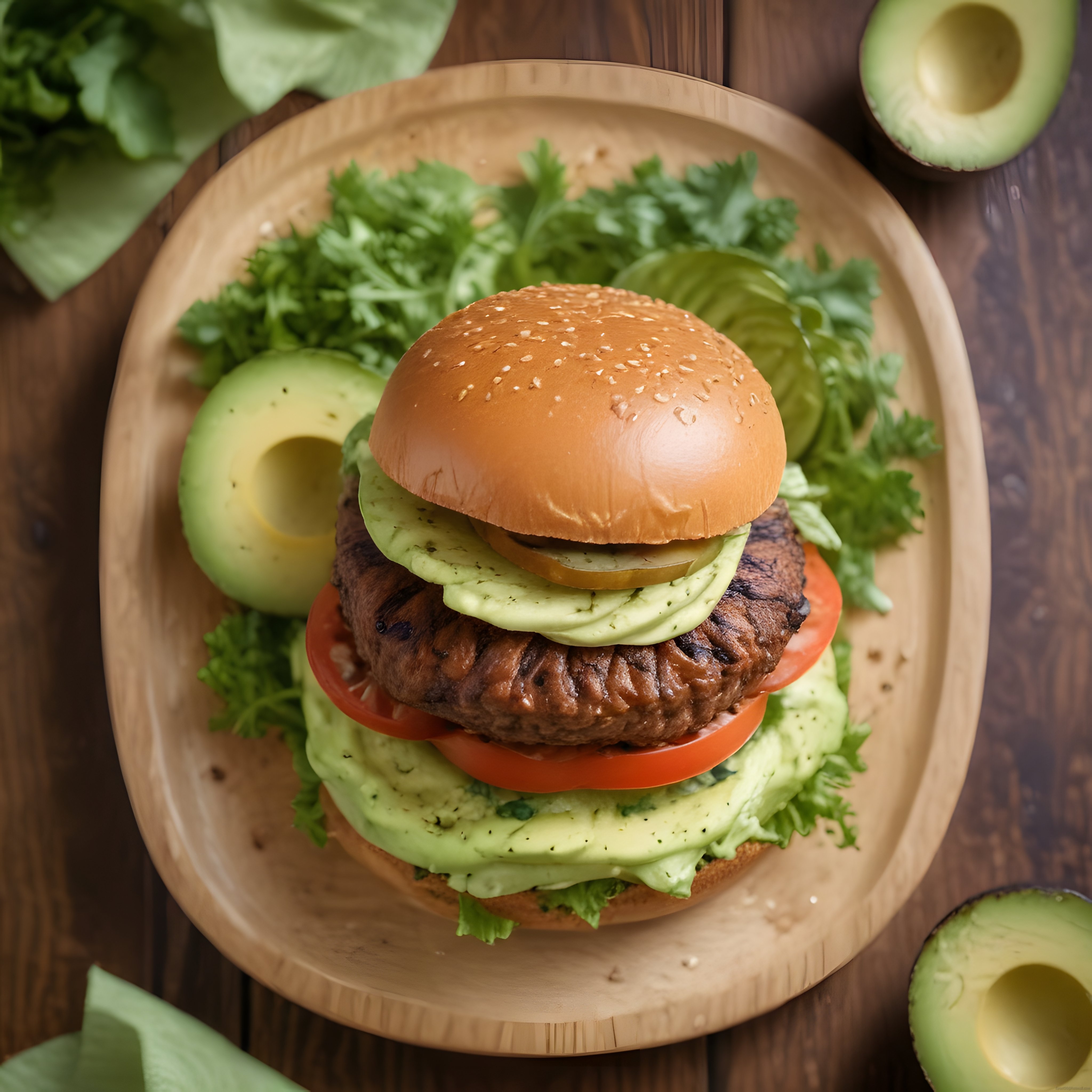 Nefis Ev Yapımı Avokadolu Izgara Burger Tarifi ve Sunum Fikirleri