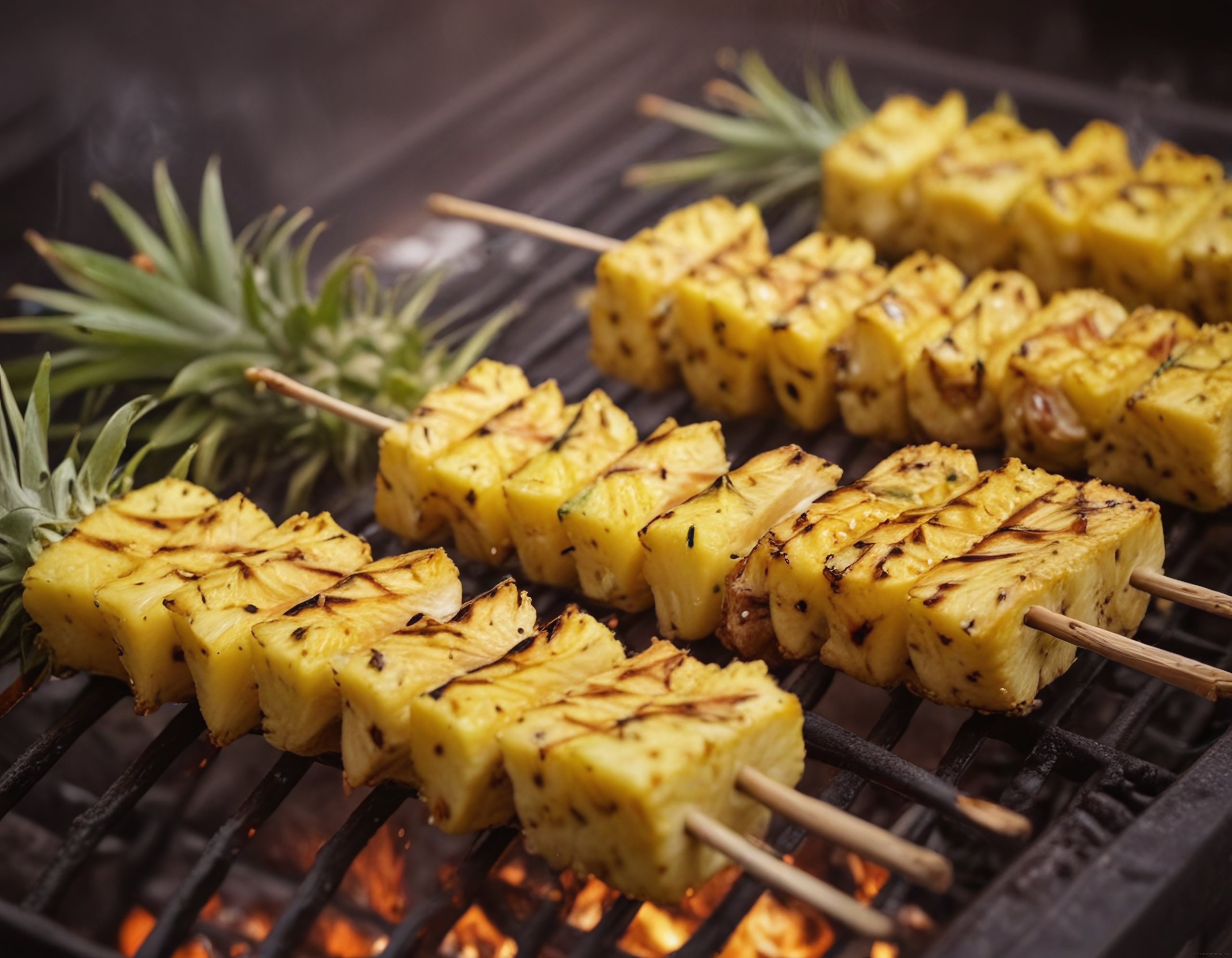 Nefis Izgara Ananas Şiş: Kömür Ateşinde Karamelize Olan Yaz Lezzeti