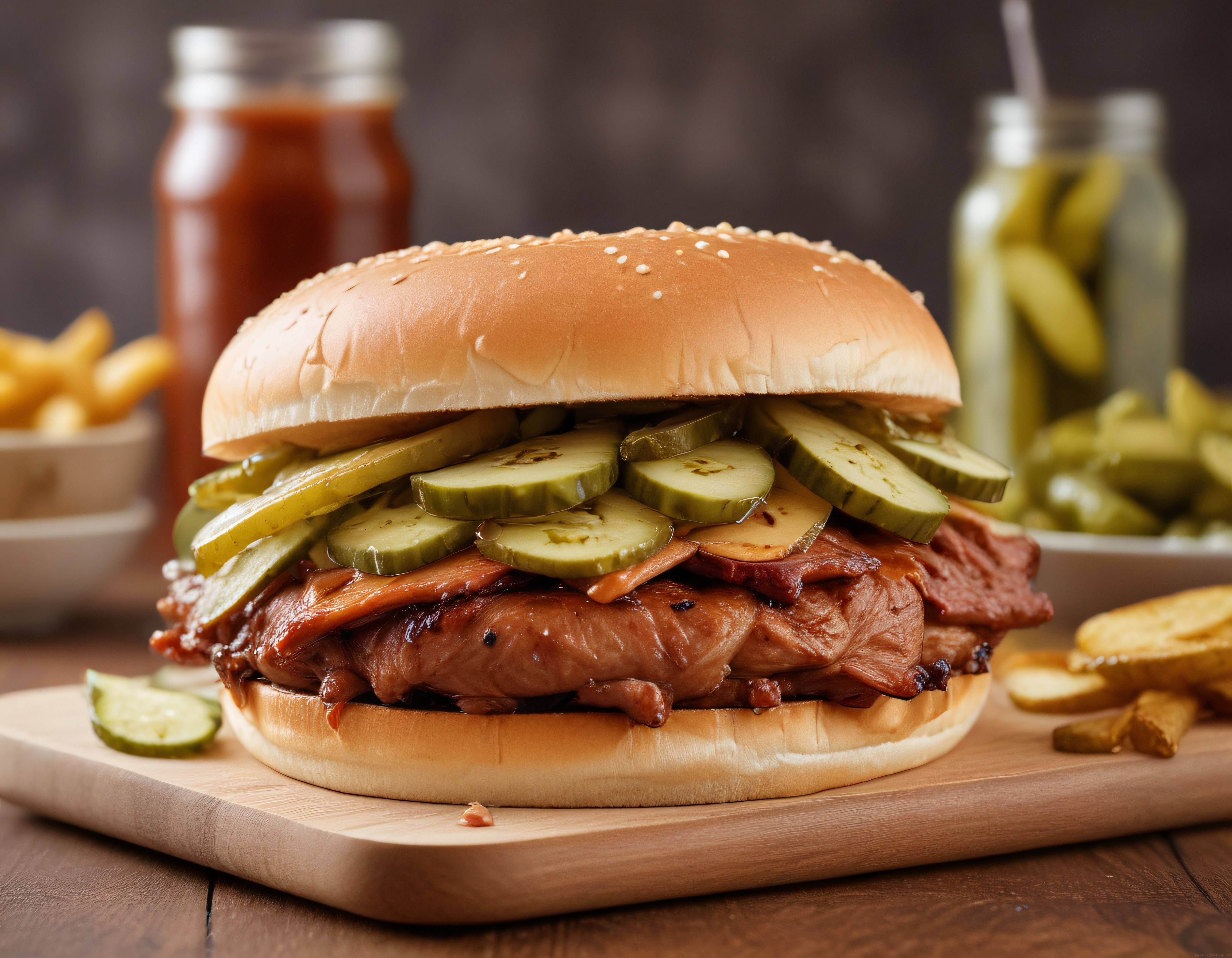 Nefis Izgara Burger Tarifi: Pastırmalı Turşulu ve Susamlı Sandviç