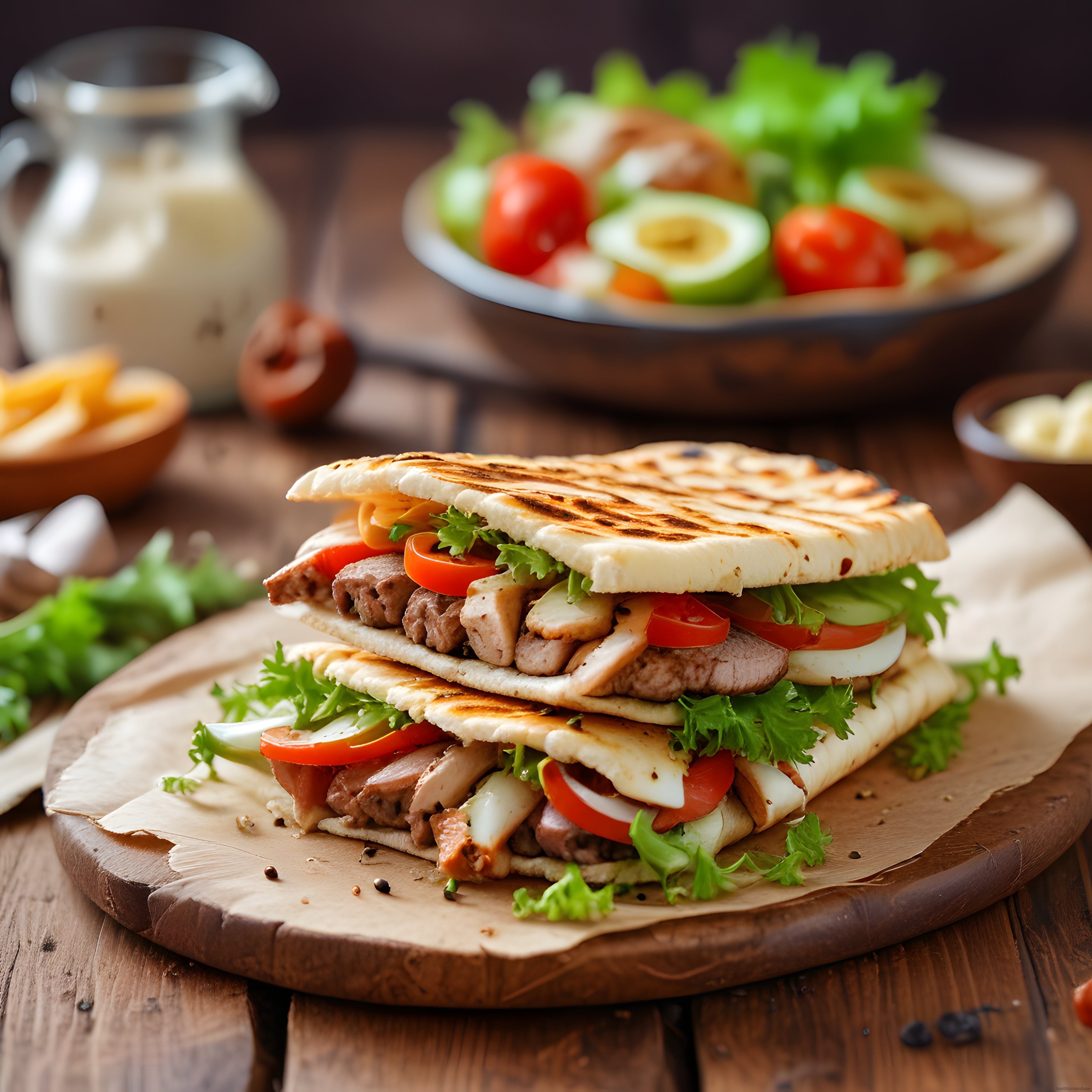 Nefis Kahvaltılık Bazlama Tost Tarifi: Izgara Lezzeti ve Taze Malzemeler