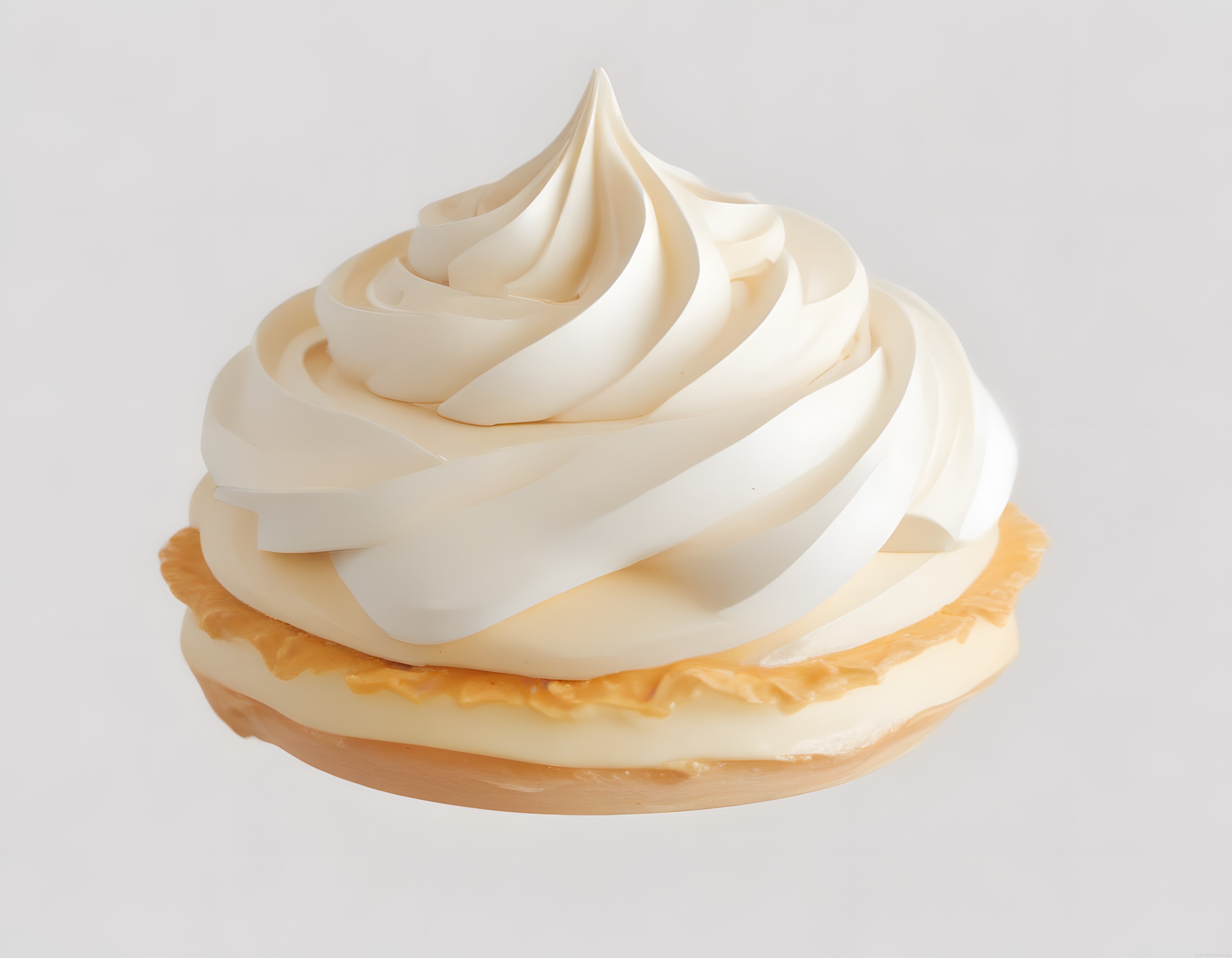 Nefis Krem Şantili ve Karamel Soslu Çıtır Mini Pavlova Tatlısı