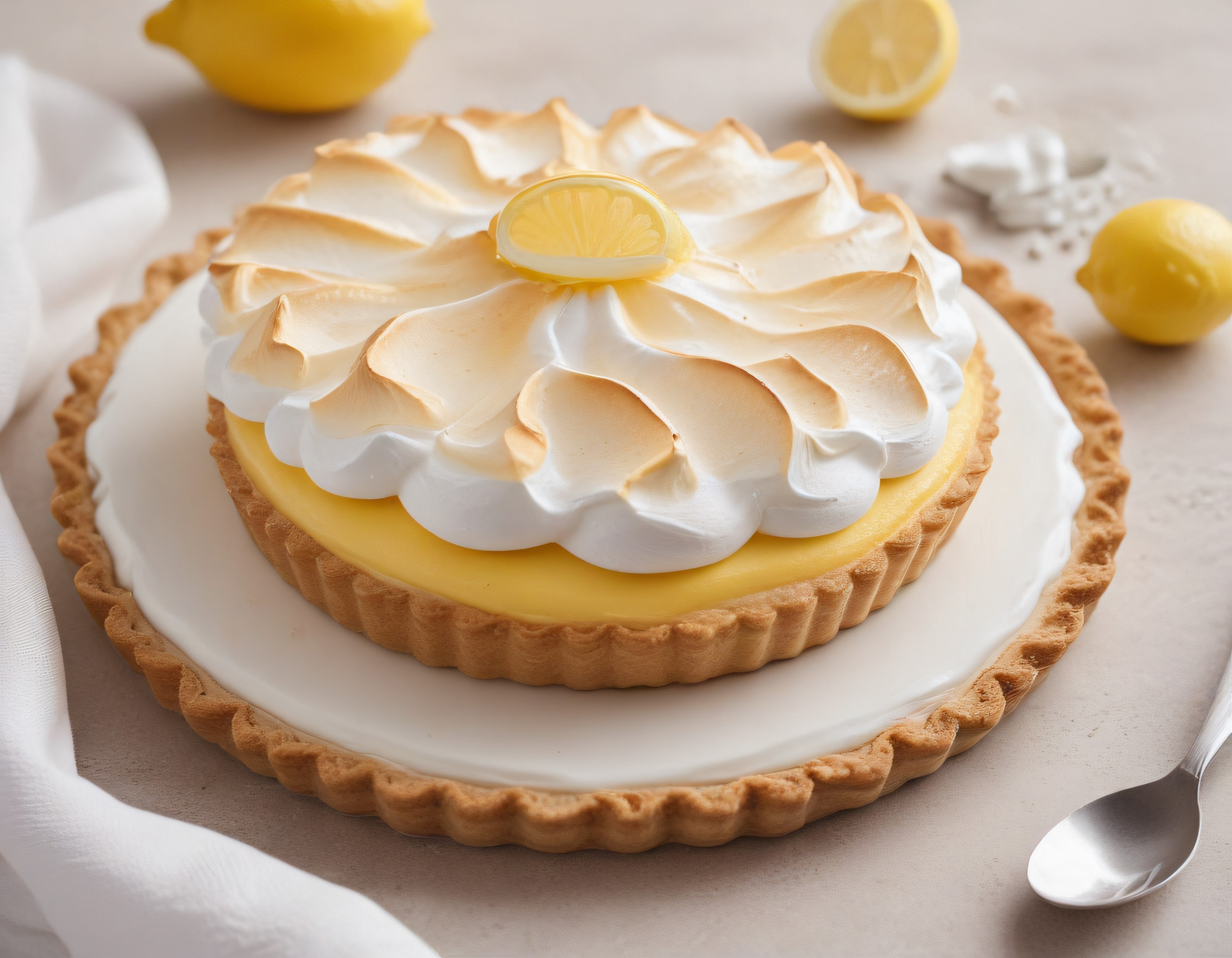 Nefis Limonlu Bezeli Tart Tarifi: Ev Yapımı Çıtır Taban ve Kremalı Lezzet