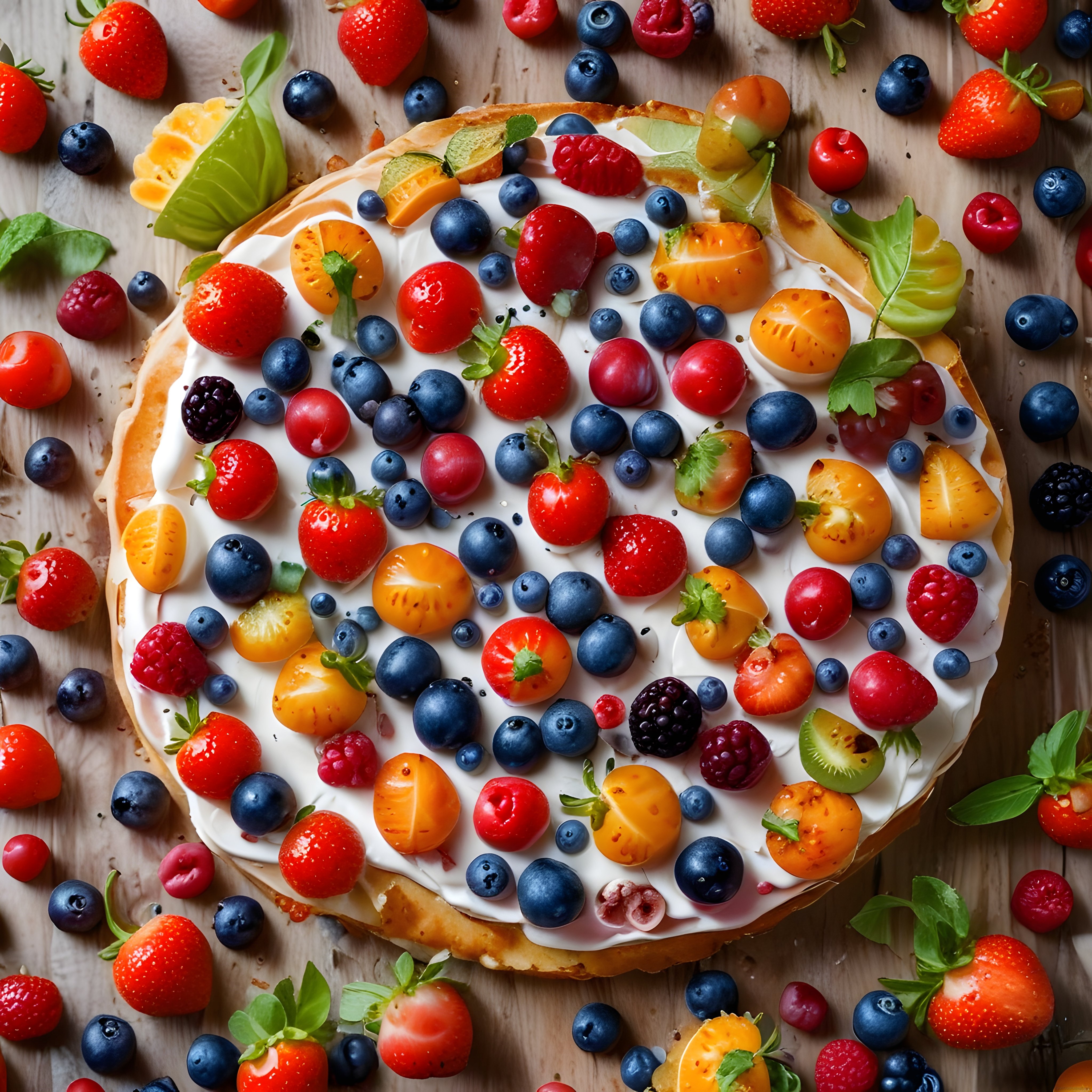 Nefis Orman Meyveli ve Kremalı Tart ile Yaz Sofralarına Renk Katın