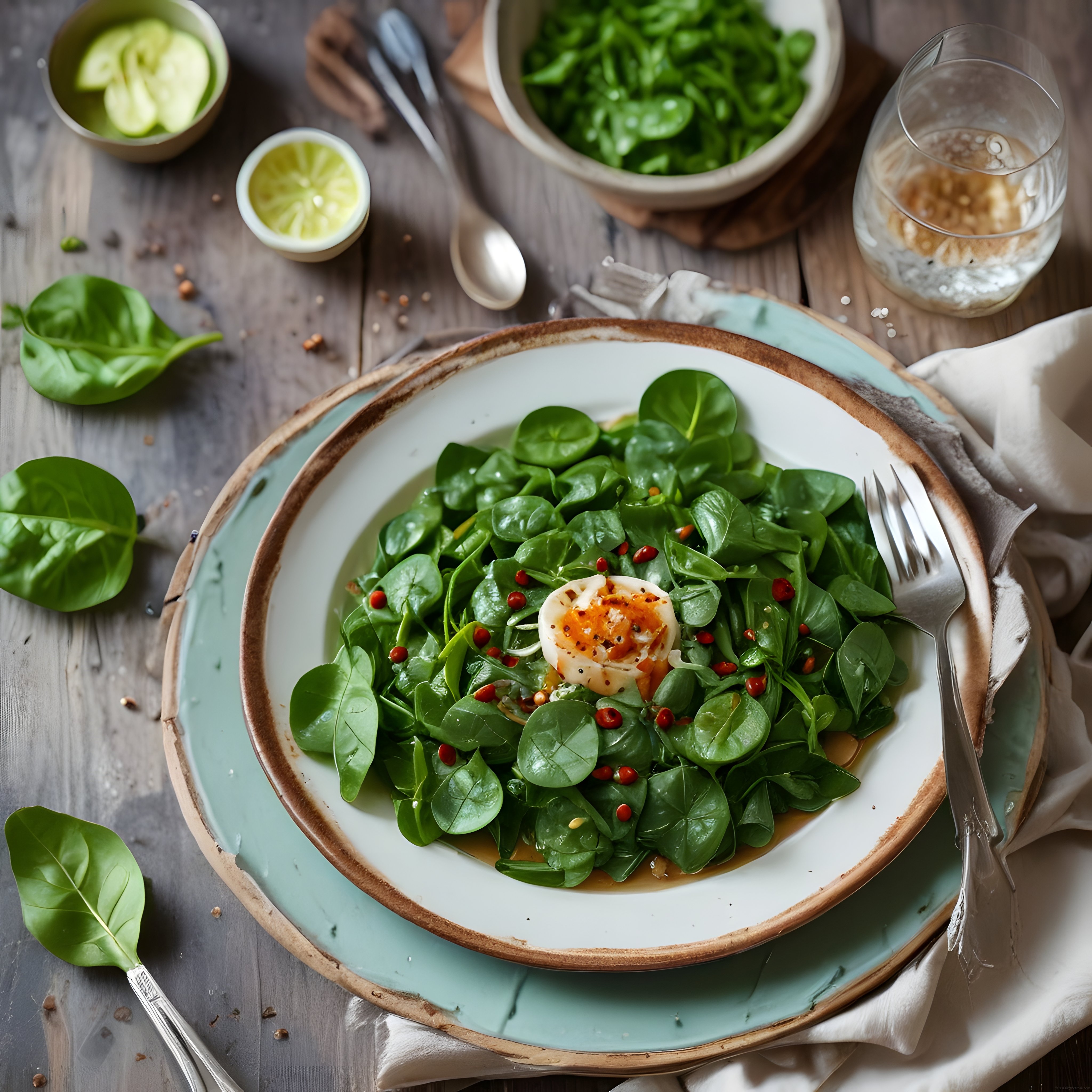 Nefis Yumurtalı Ispanak Salatası Tarifi: Kahvaltı ve Brunch İçin Sağlıklı Öneri