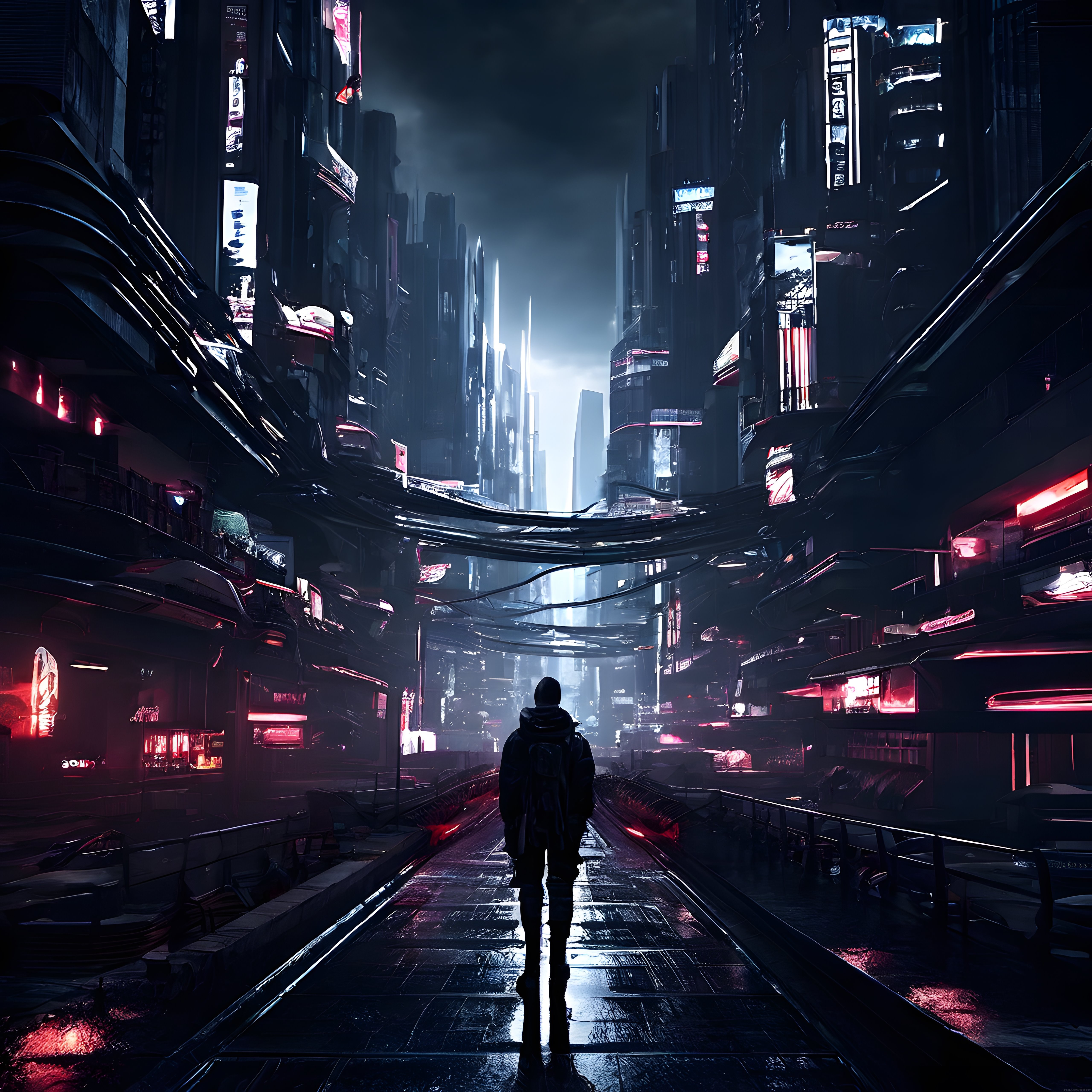 Neon Yankıların Hüküm Sürdüğü Cyberpunk Kentin Yalnız ve Gizemli Yolculuğu