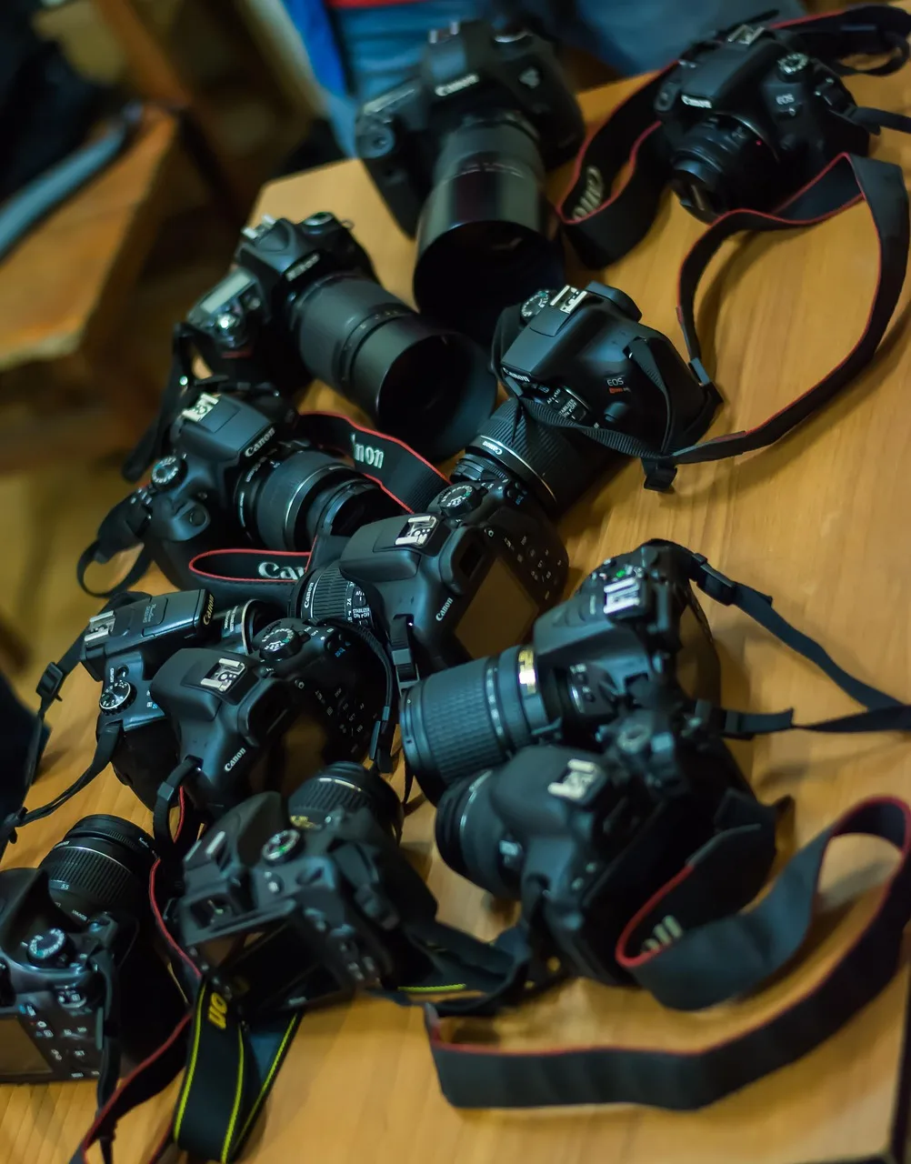 Nikon DSLR kamera profesyonel fotoğraf ekibi - kanyon