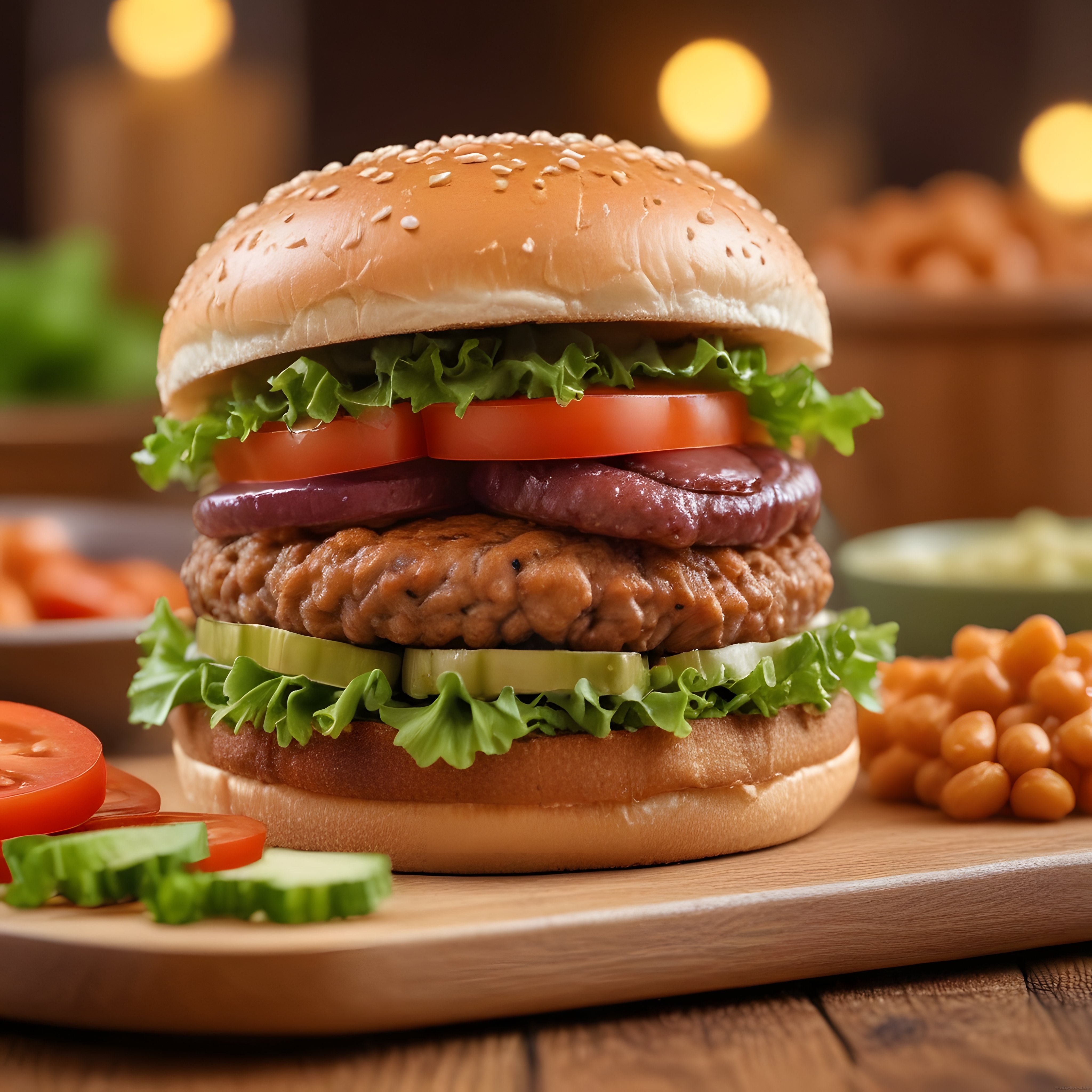 Nohut Köfteli Vegan Burger: Sağlıklı ve Lezzetli Bitkisel Hamburger Tarifi