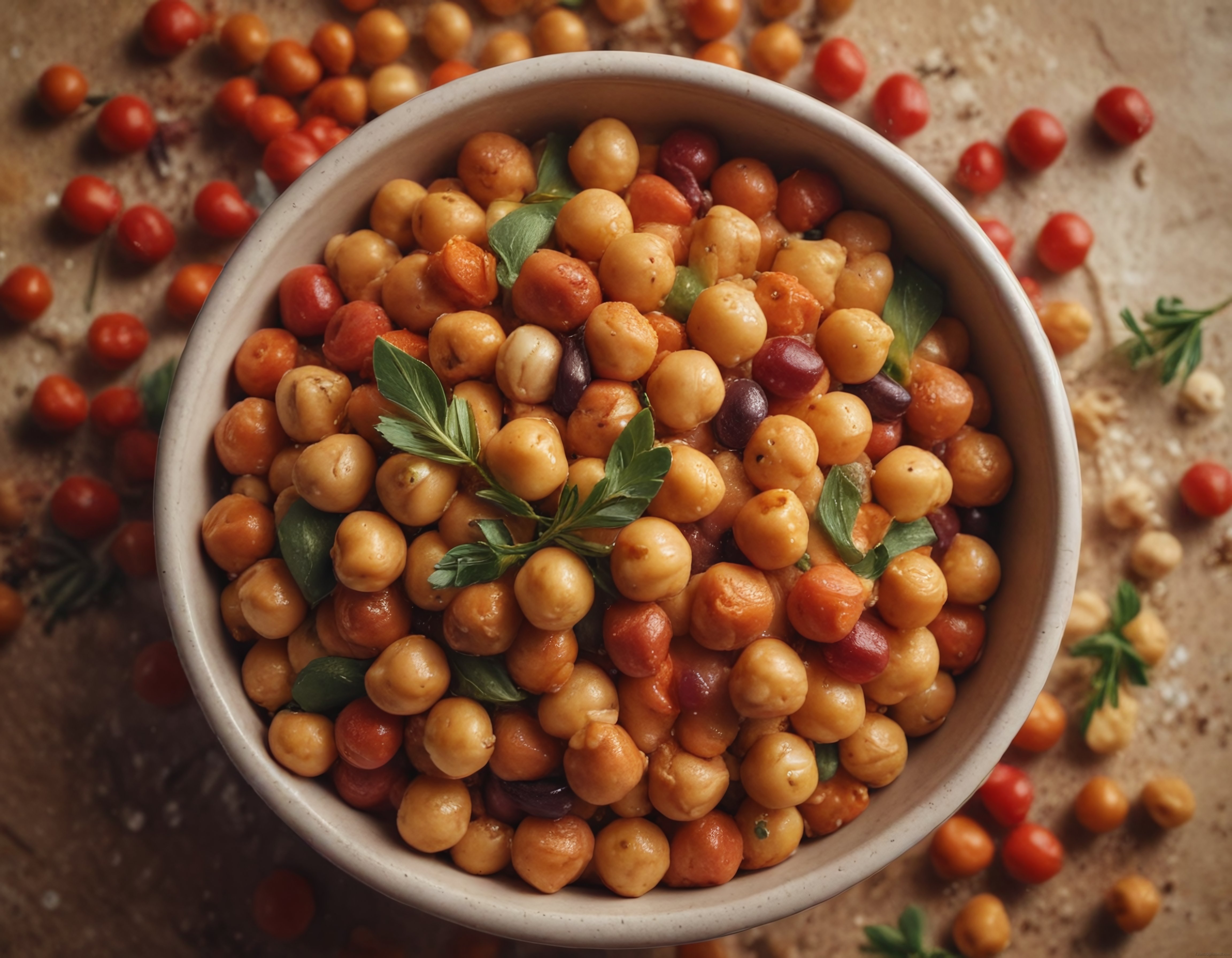 Nohut ve Barbunyalı Salata: Nar Taneleriyle Pratik ve Sağlıklı Tarif