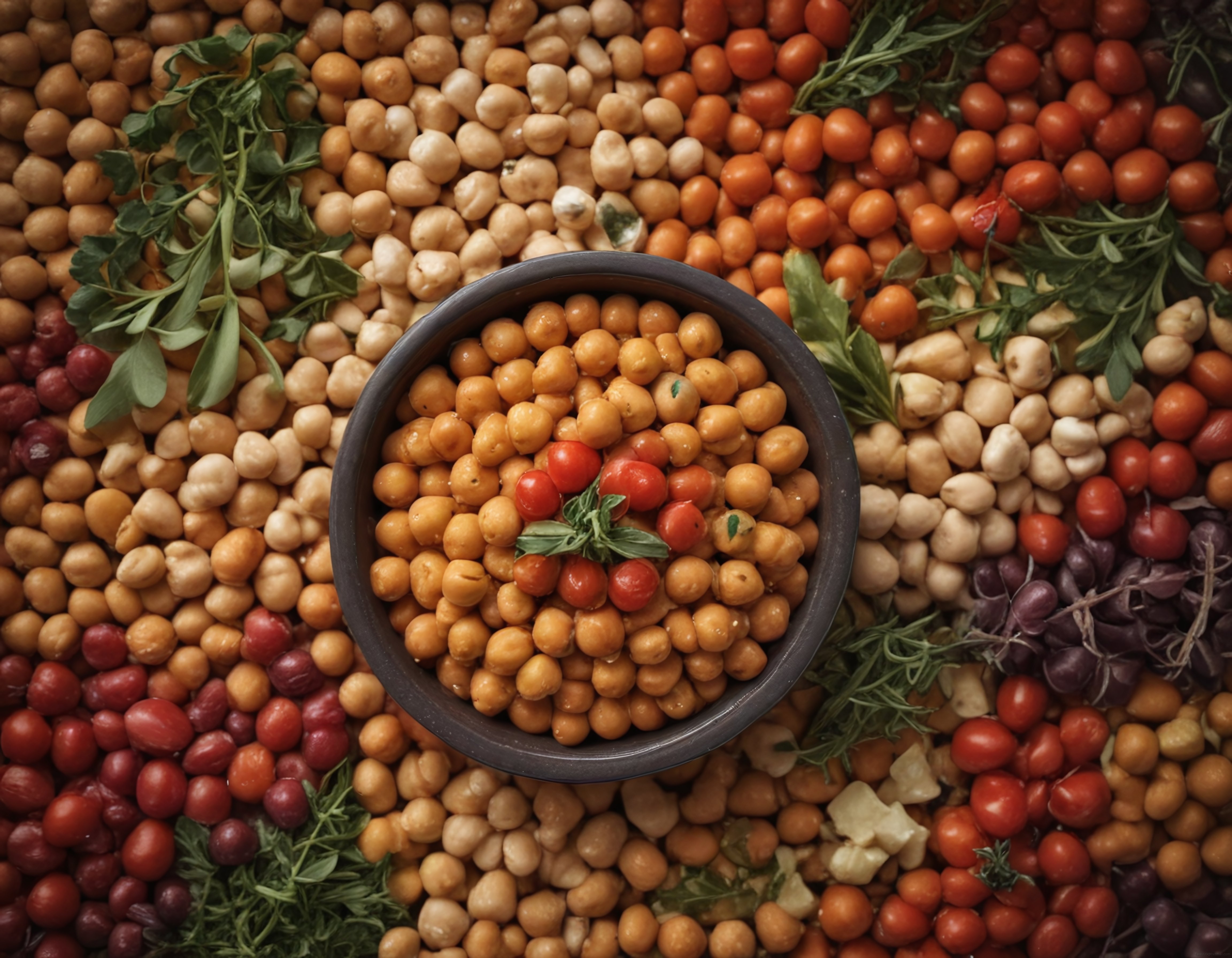 Nohut ve Domates ile Renkli Vegan Kase: Sağlıklı Bitkisel Beslenme Düzeni