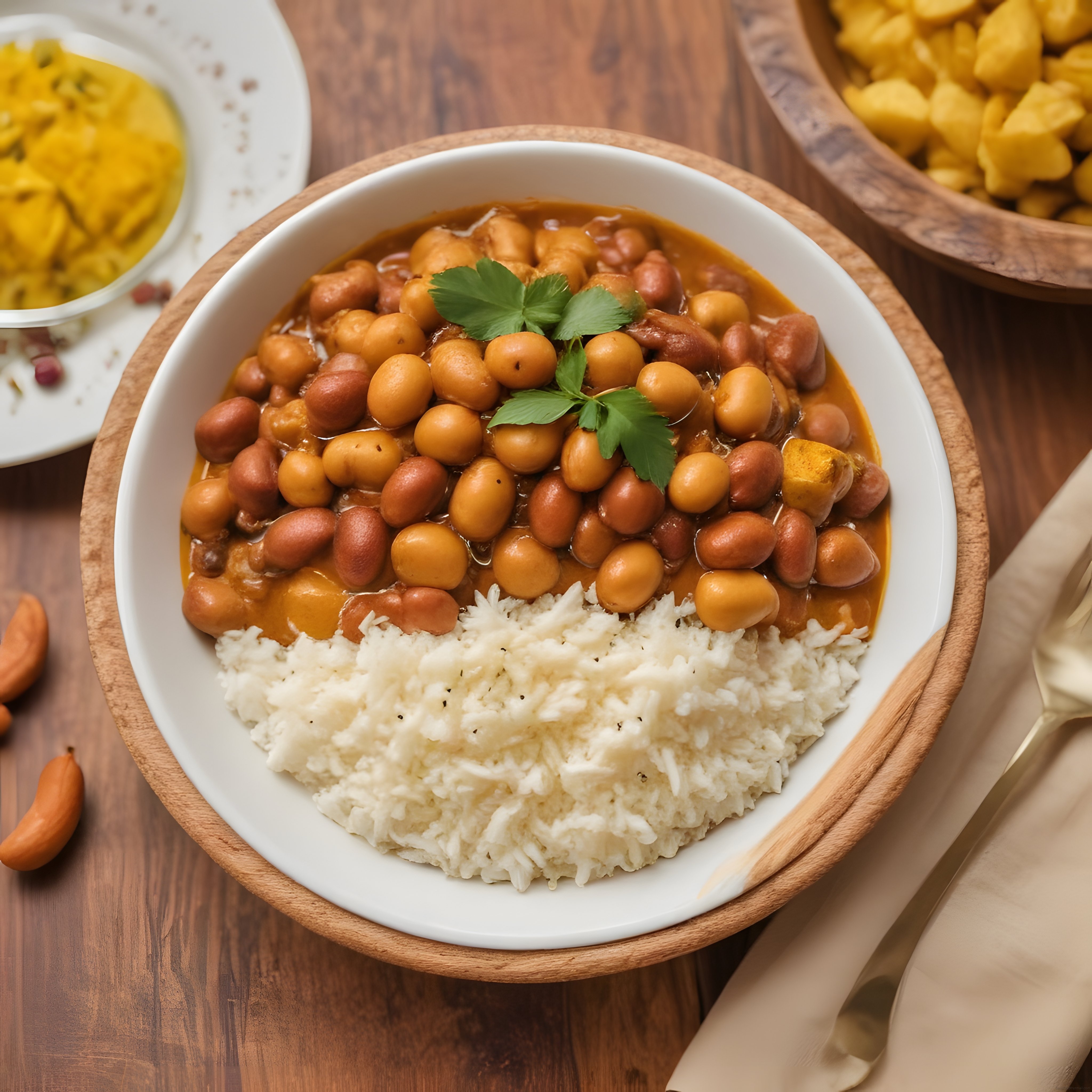 Nohutlu Fasulye Körisi ve Basmati Pilavı: Besleyici ve Lezzetli Akşam Yemeği