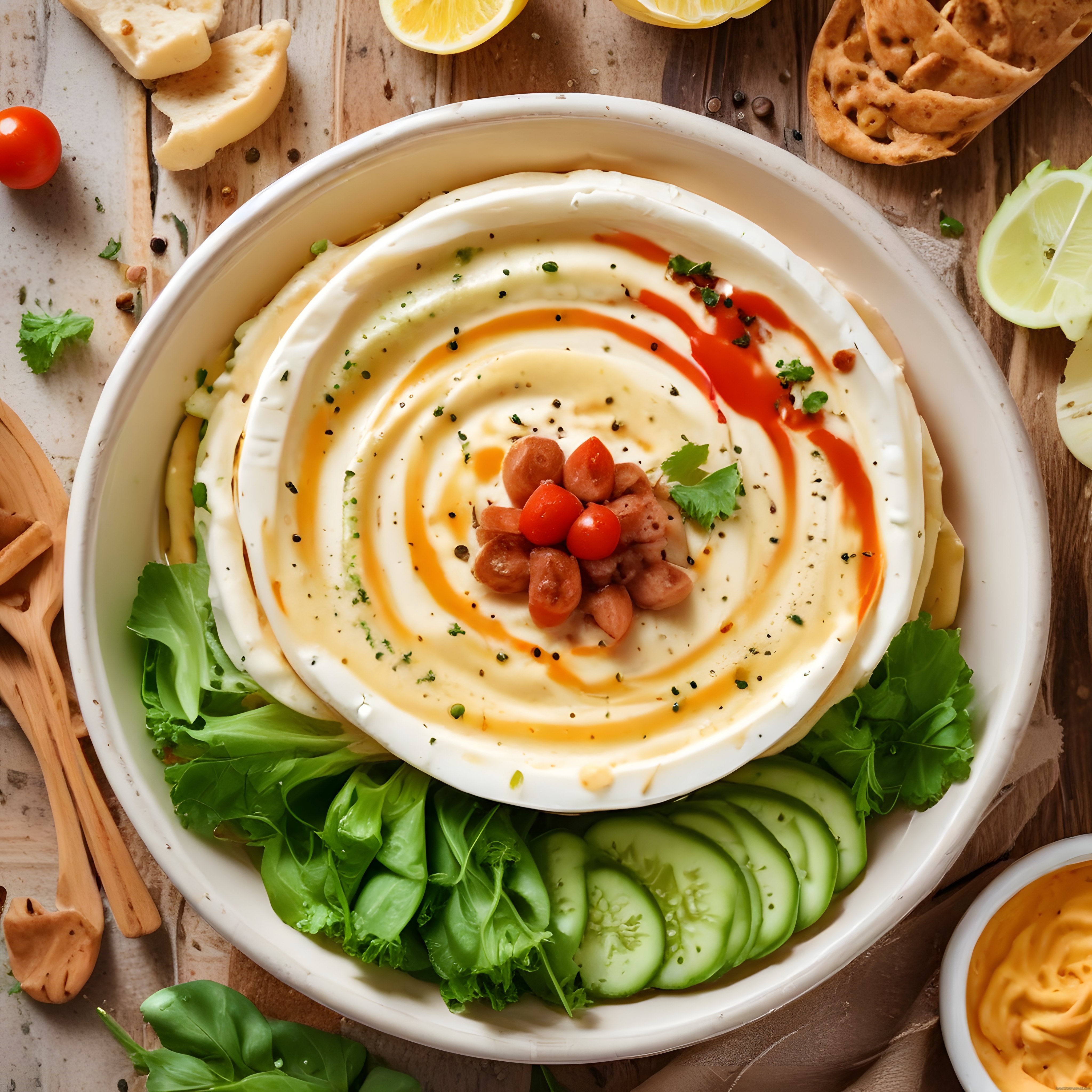 Nohutlu Humus Kasesi: Zeytinyağı ve Baharat Sosu ile Ev Yapımı Meze Tarifi