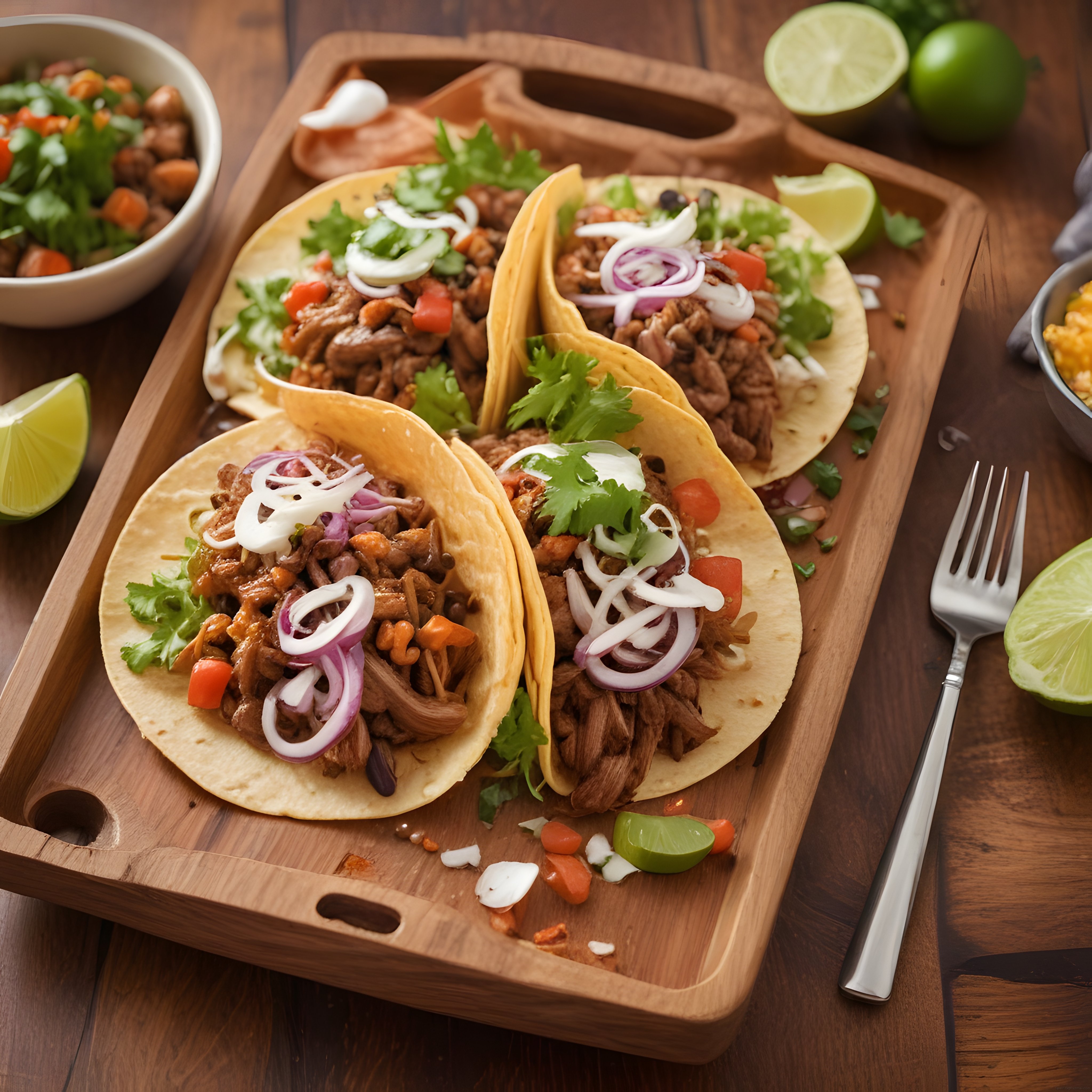 Nohutlu Sos Eşliğinde Meksika Tacos: Hazır Tortilla ve Dana Etli Nefis Tarif