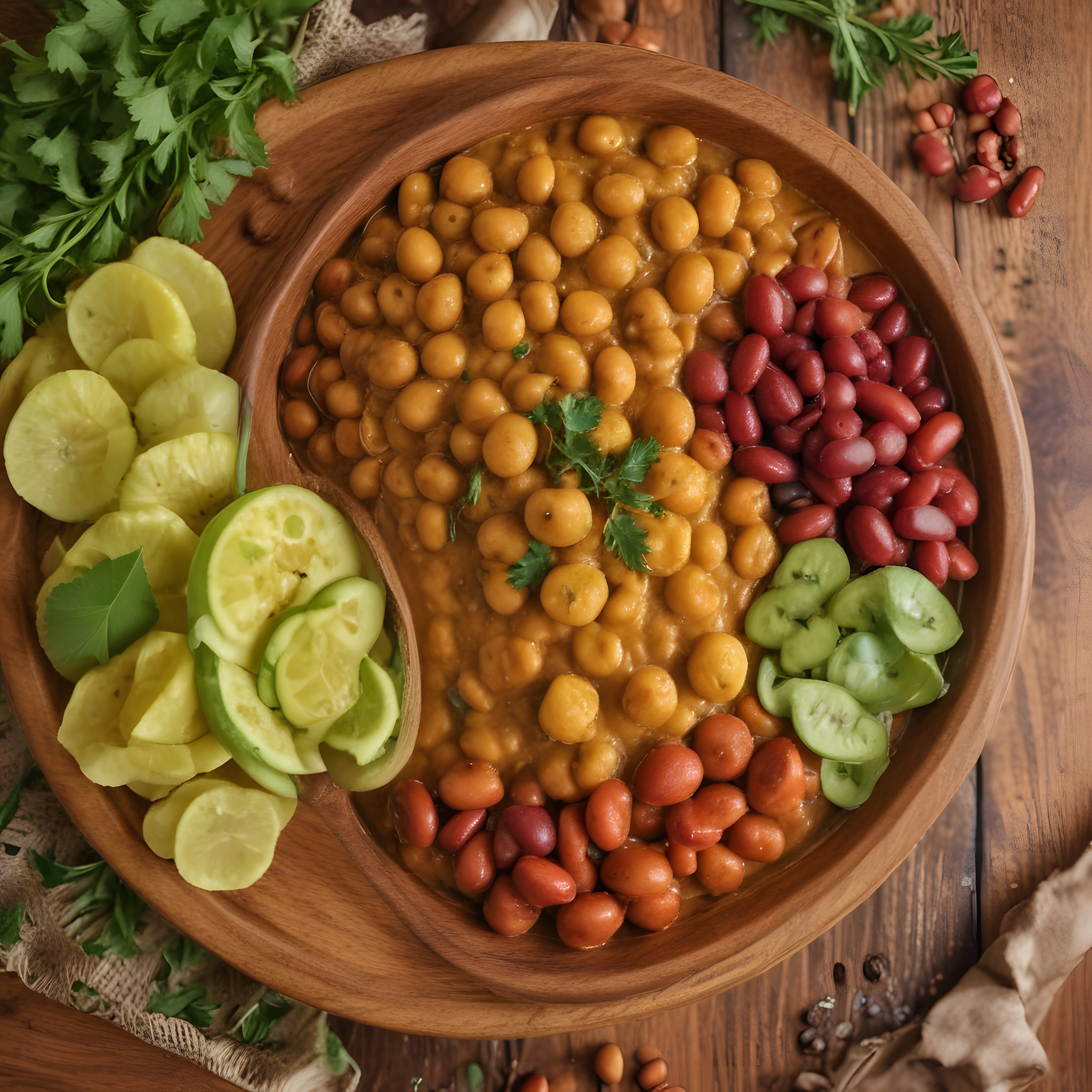 Nohutlu Vegan Buddha Kase: Taze Sebzeler ve Fasulyelerle Sağlıklı Öğün