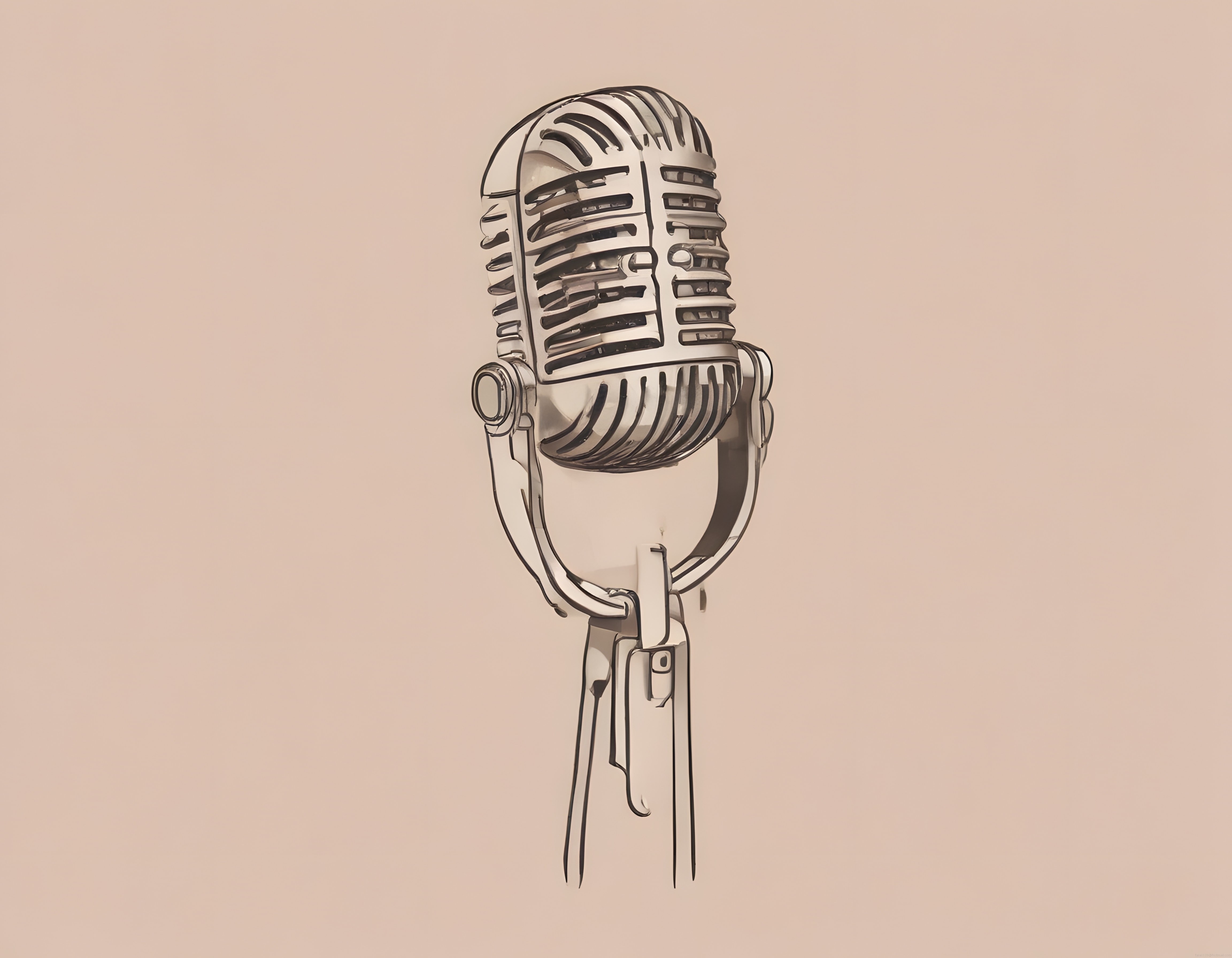 Nostaljik Krom Mikrofon: Podcast ve Müzik Prodüksiyonu İçin Stüdyo Ekipmanı