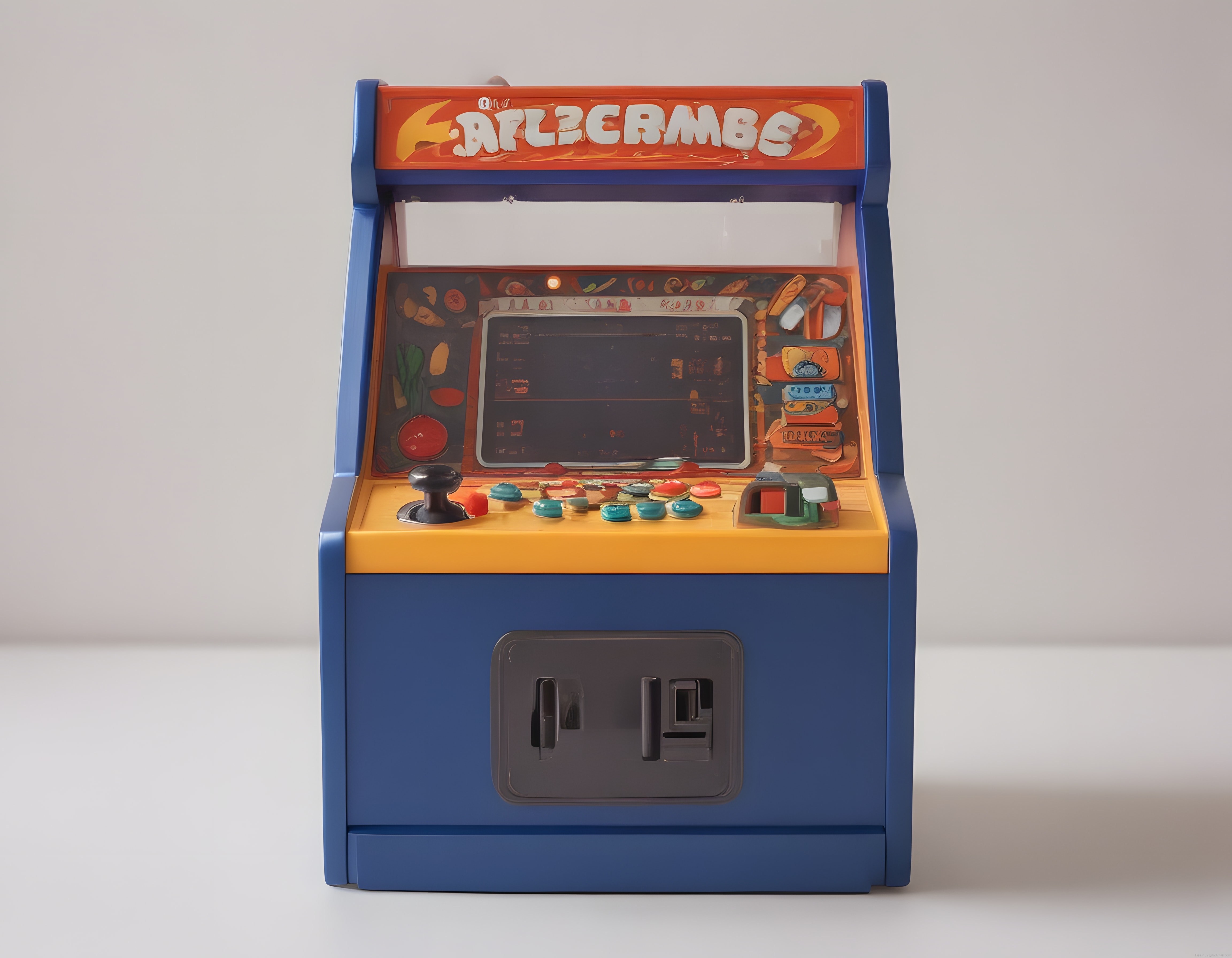 Nostaljik Retro Arcade Oyun Makinesi: Klasik Eğlence Salonu Deneyimi