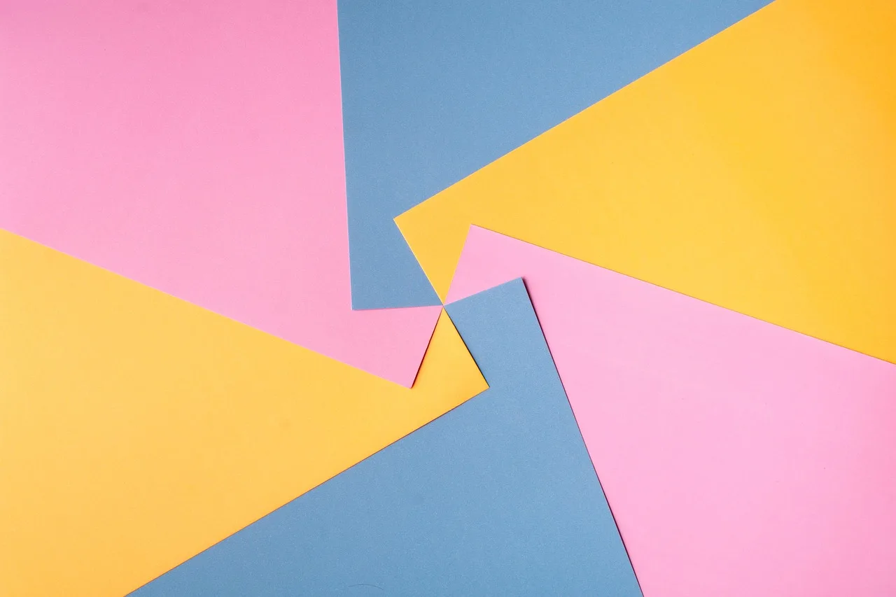 Origami kağıt duvar kağıdı tasarımı - modern dekoratif