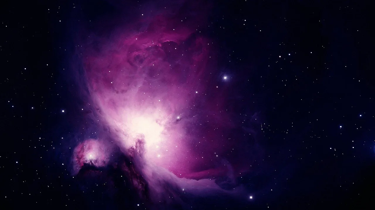 Orion takımyıldızı galaksi arka planı - yıldızlı uzay