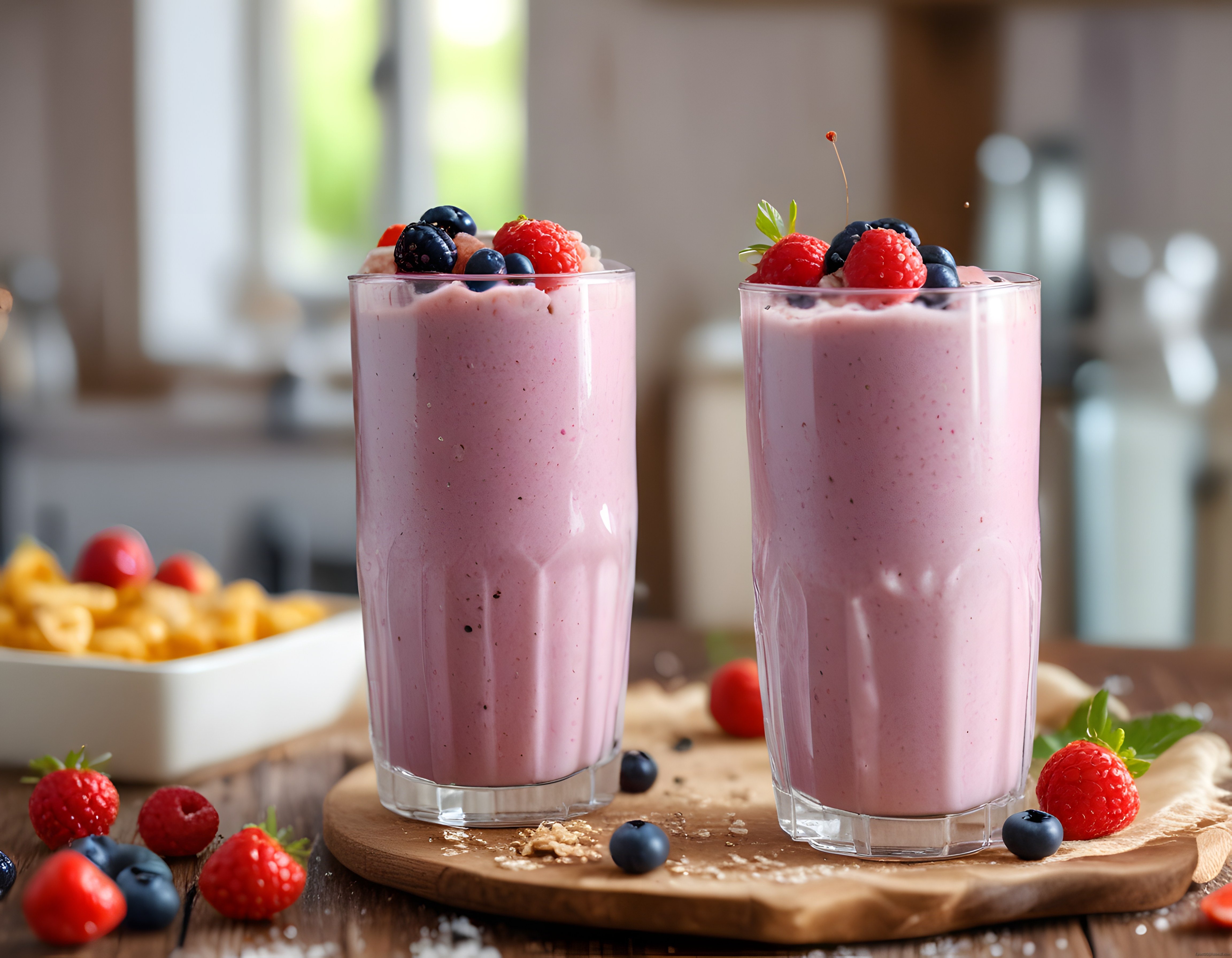 Orman Meyveli Smoothie: Ev Yapımı Sağlıklı ve Ferahlatıcı İçecek Tarifi