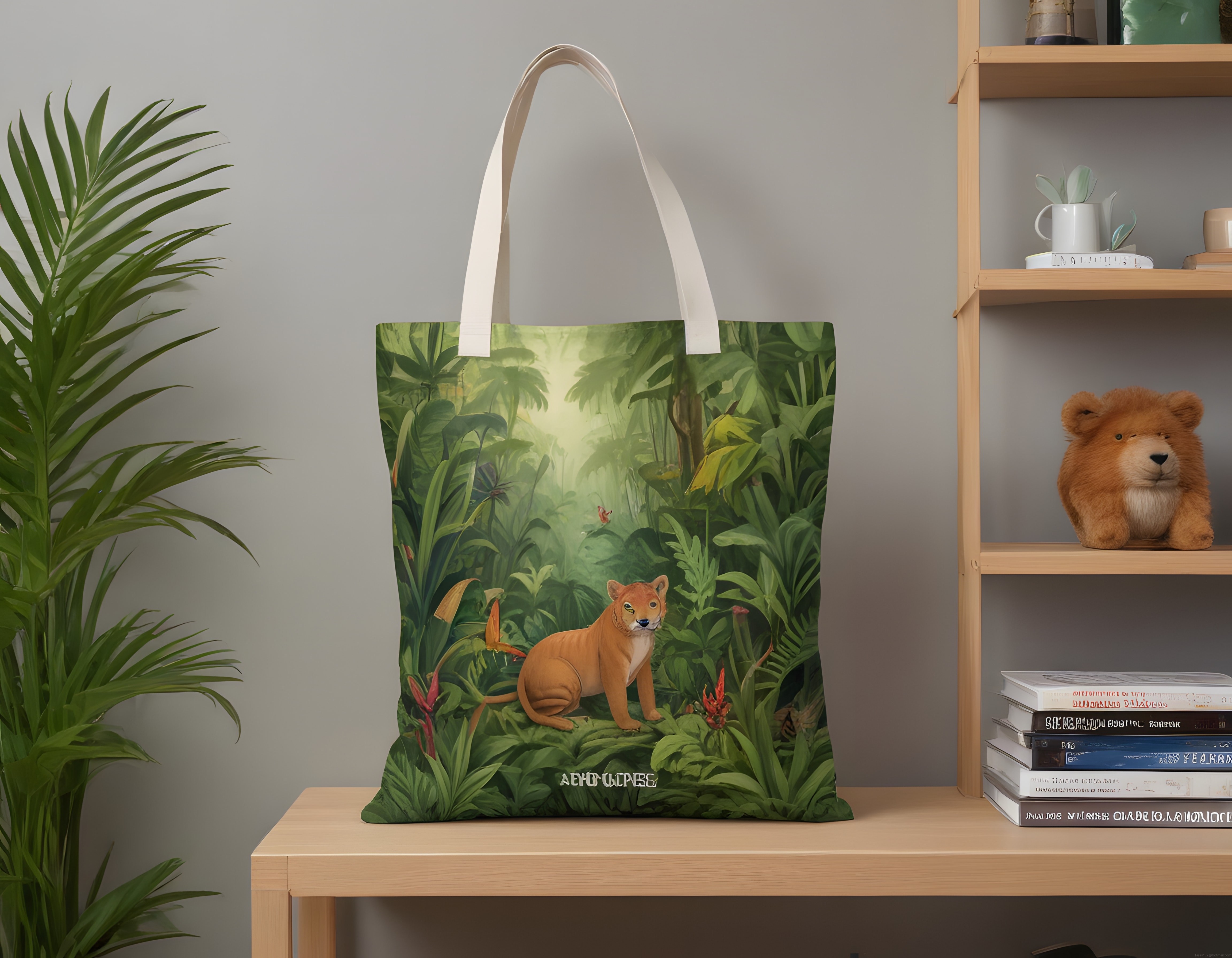 Orman Temalı Bez Çanta: Doğa Sevenler İçin Şık ve Sürdürülebilir Tote Bag