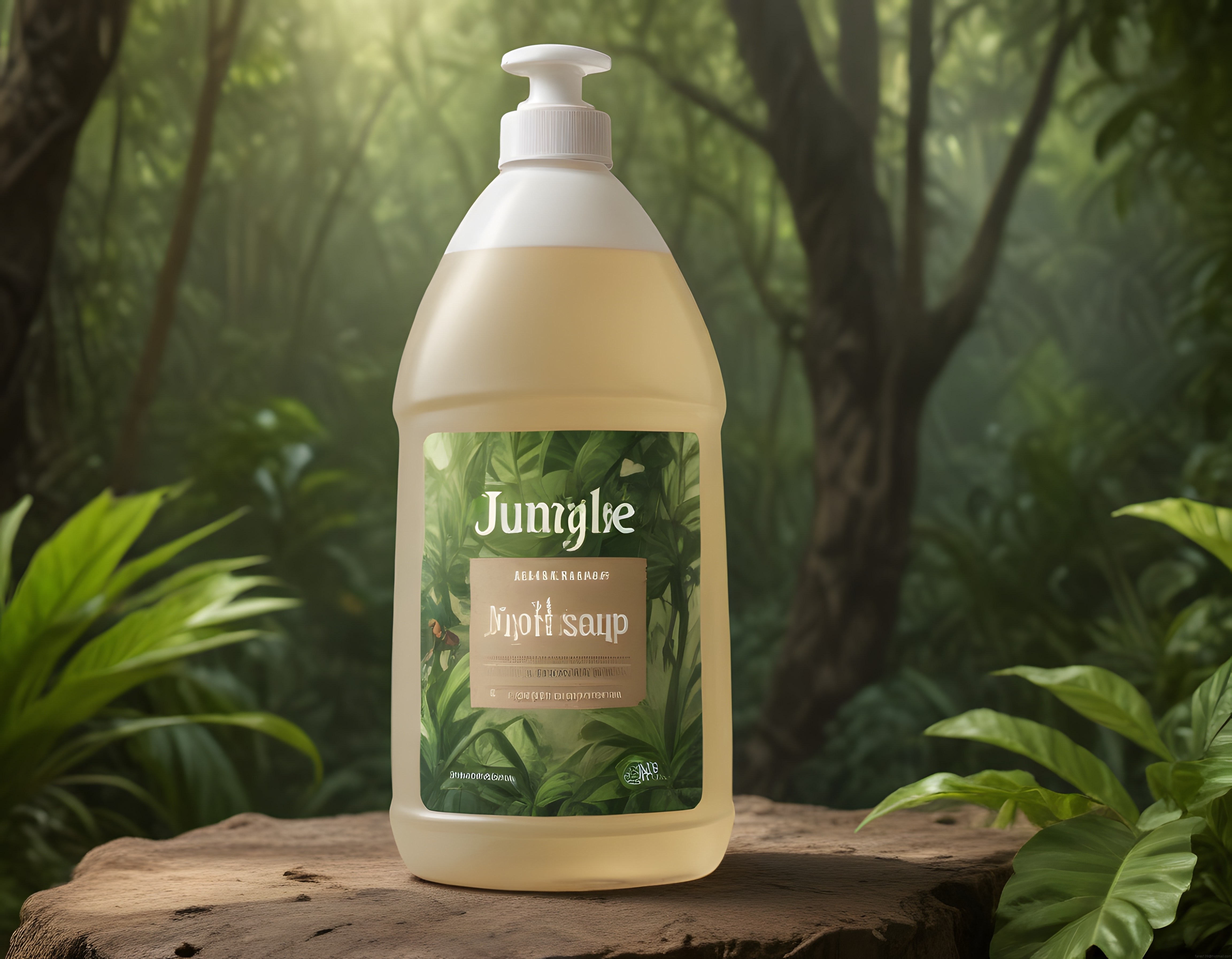 Ormanın Ortasında Doğal Sabun Şişesi: Jungle Night Soap Çekimi