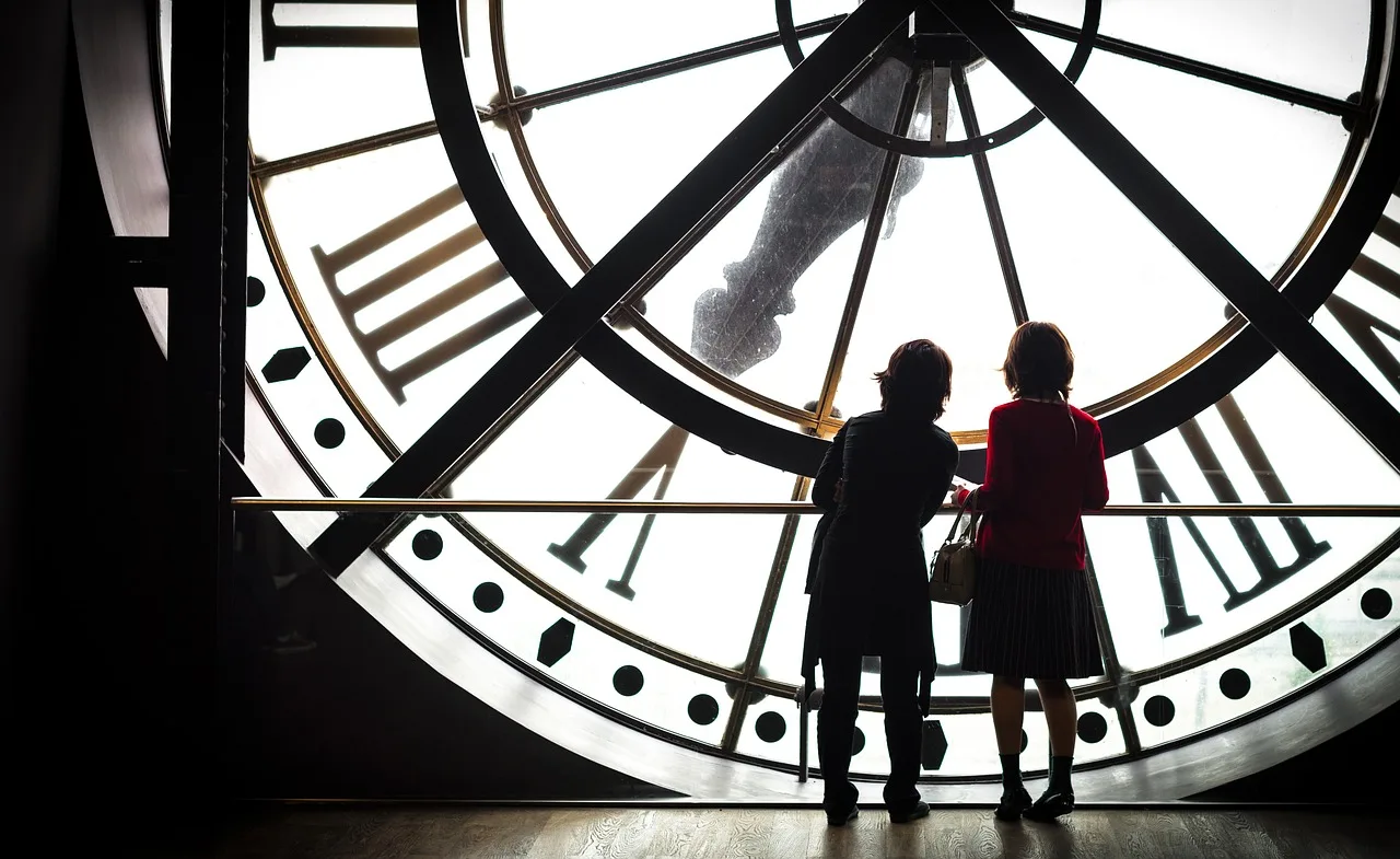 Orsay Müzesi saat detayı - Paris mimari fotoğraf