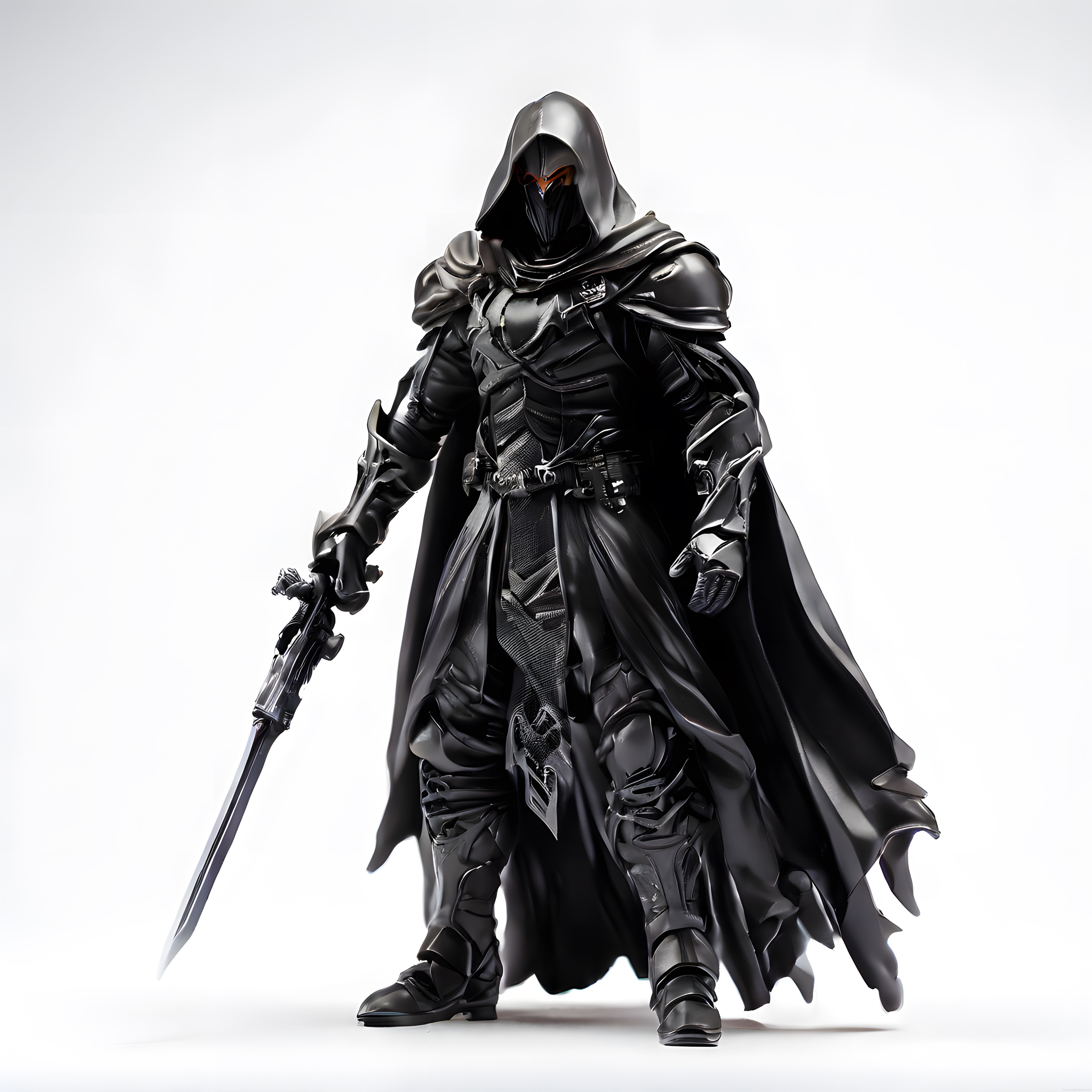 Overwatch Reaper Karakteri: Siyah Zırhlı Kapüşonlu Hayalet Savaşçı Tasarımı