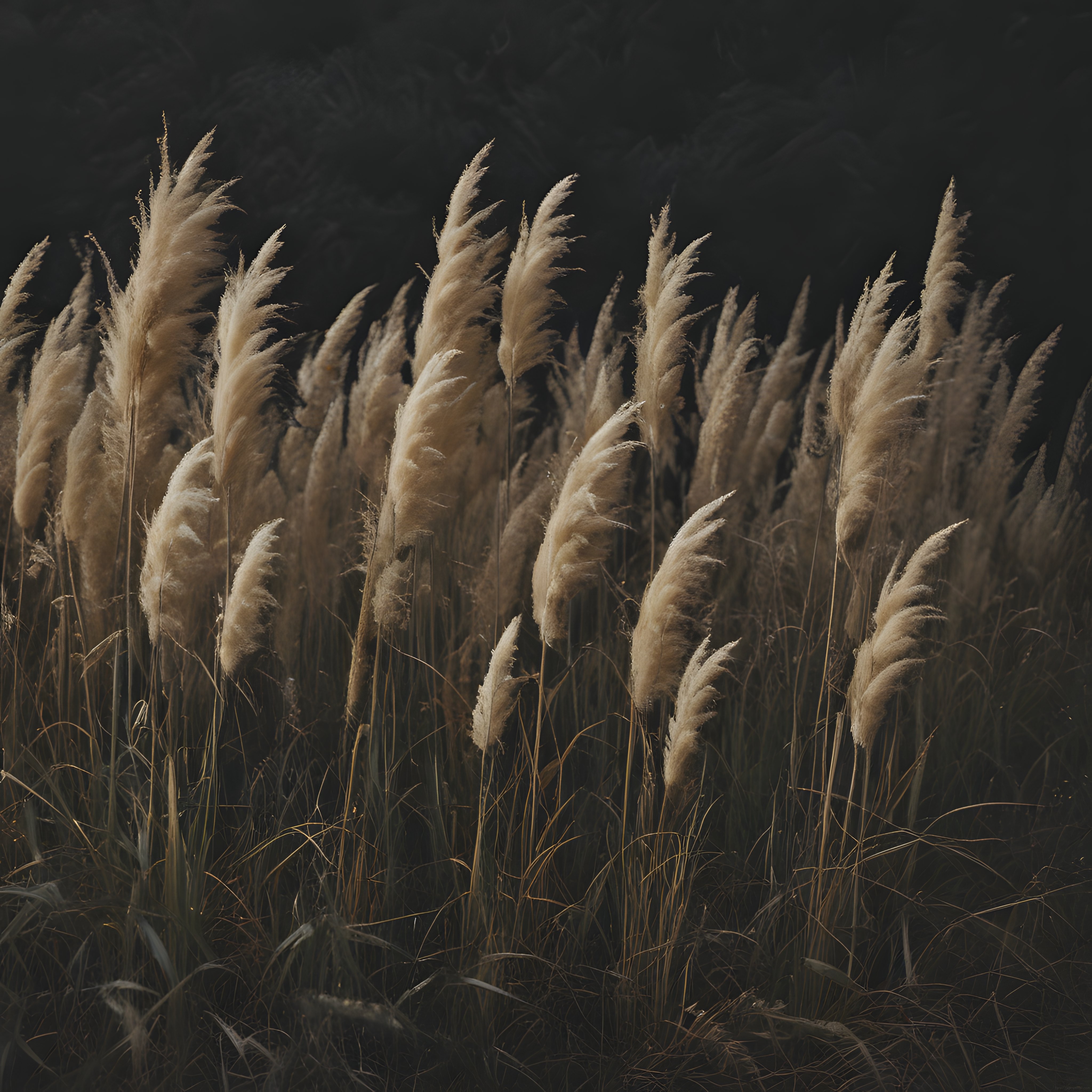 Pampas Otlarının Sonbahar Rüzgarındaki Zamansız ve Huzurlu Güzelliği Pampas Otlarının Sonbahar Rüzgarındaki Zamansız ve Huzurlu Güzelliği