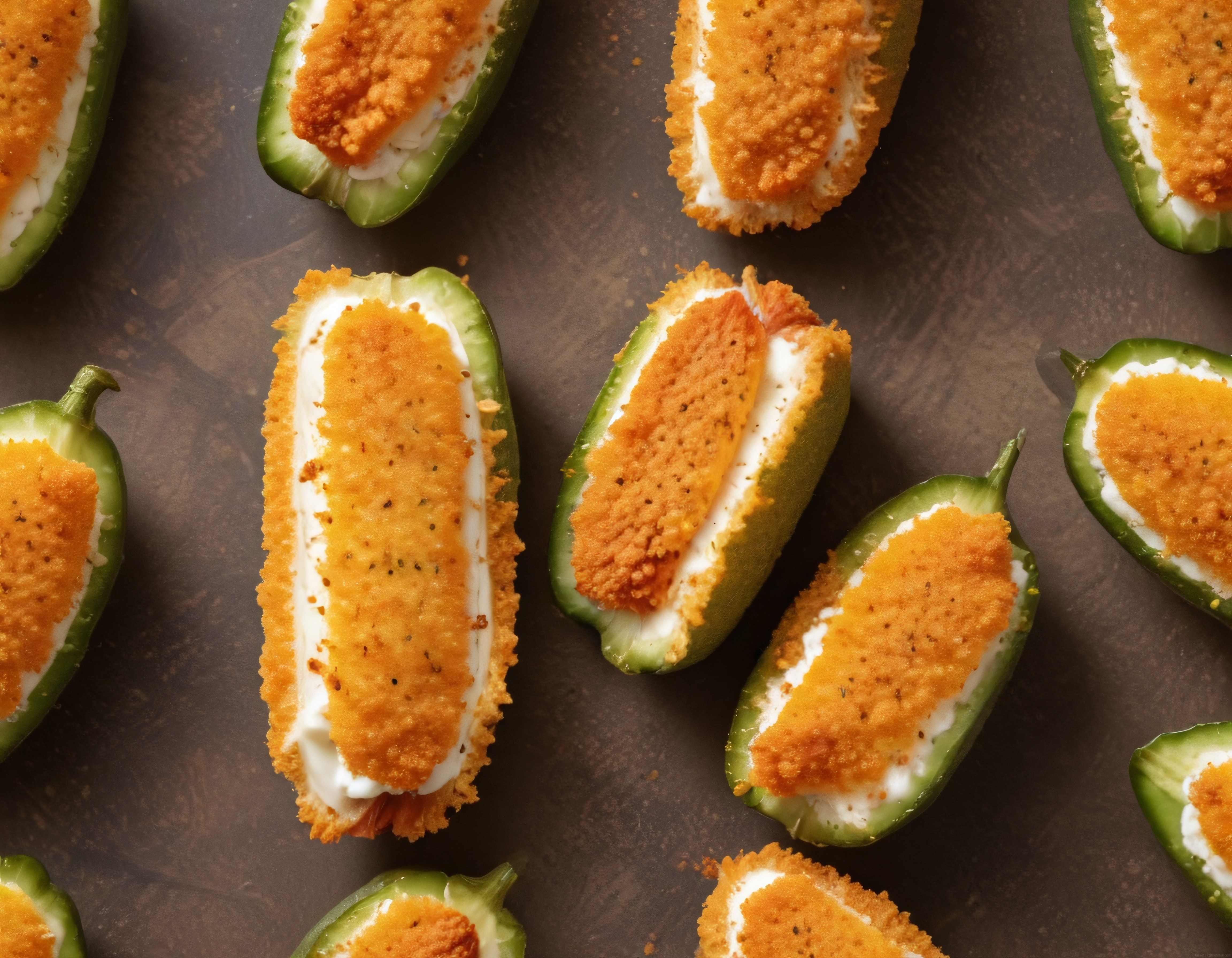 Panko kaplı, peynirli kızarmış jalapeño biberleri