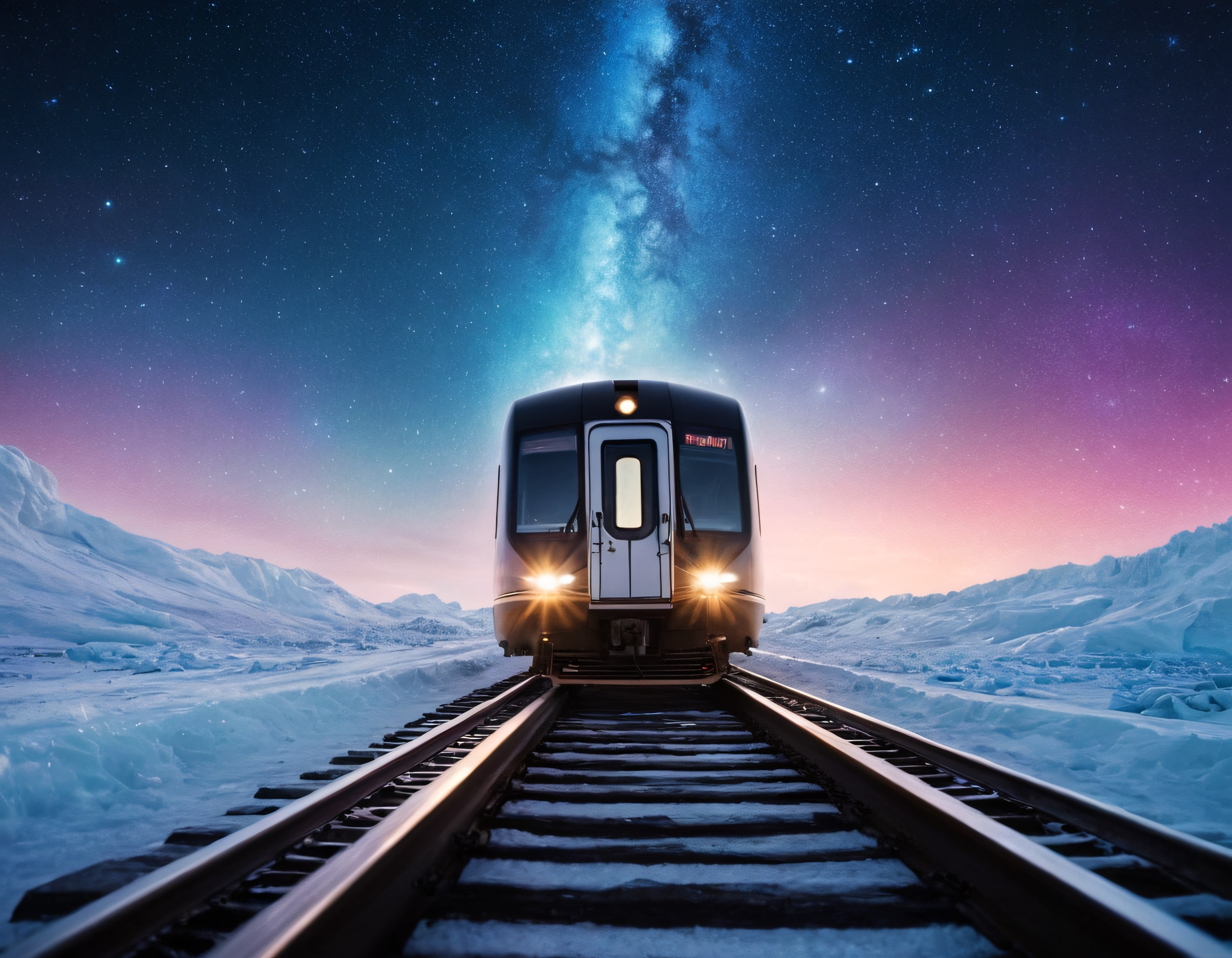 Parlak Yıldızlar ve Buzul Vadileri Arasında Yolculuk Eden Gizemli Tren