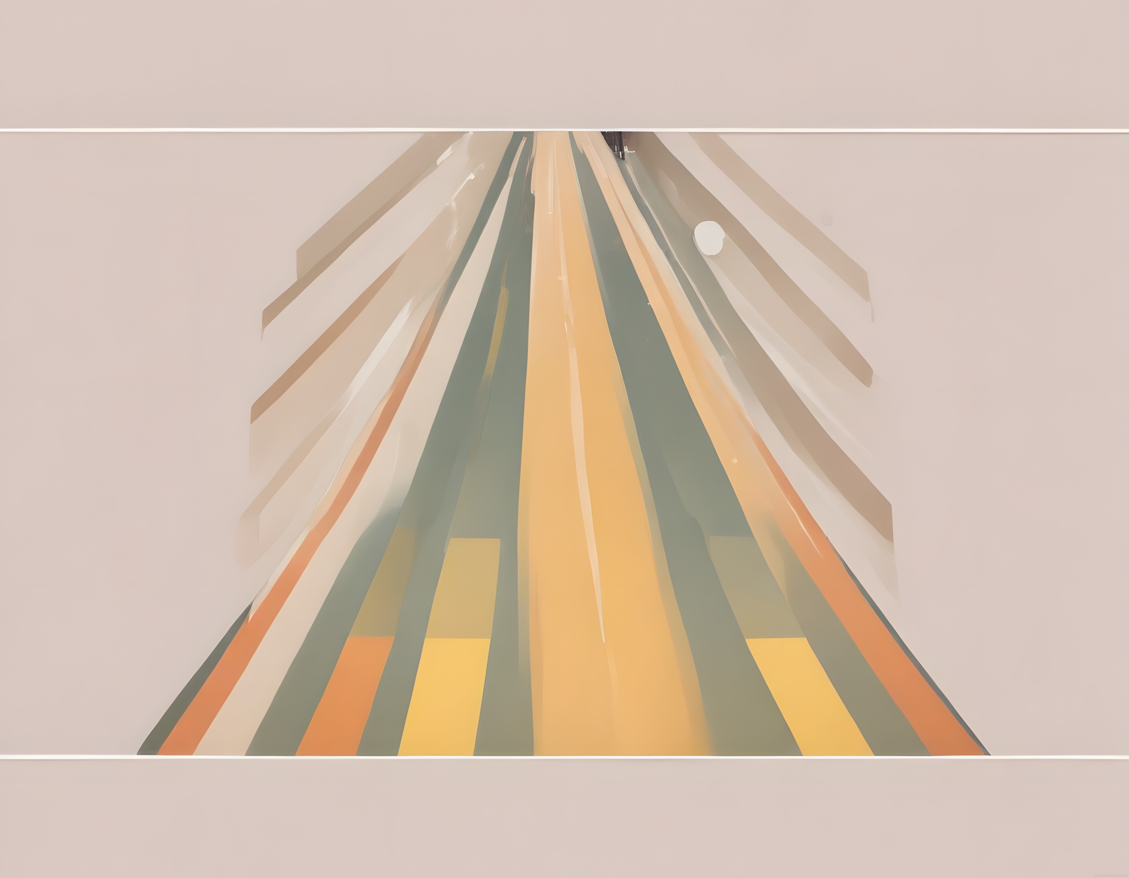 Pastel Tonlarda Soyut Dikey Çizgiler ve Huzur Verici Minimalist Estetik