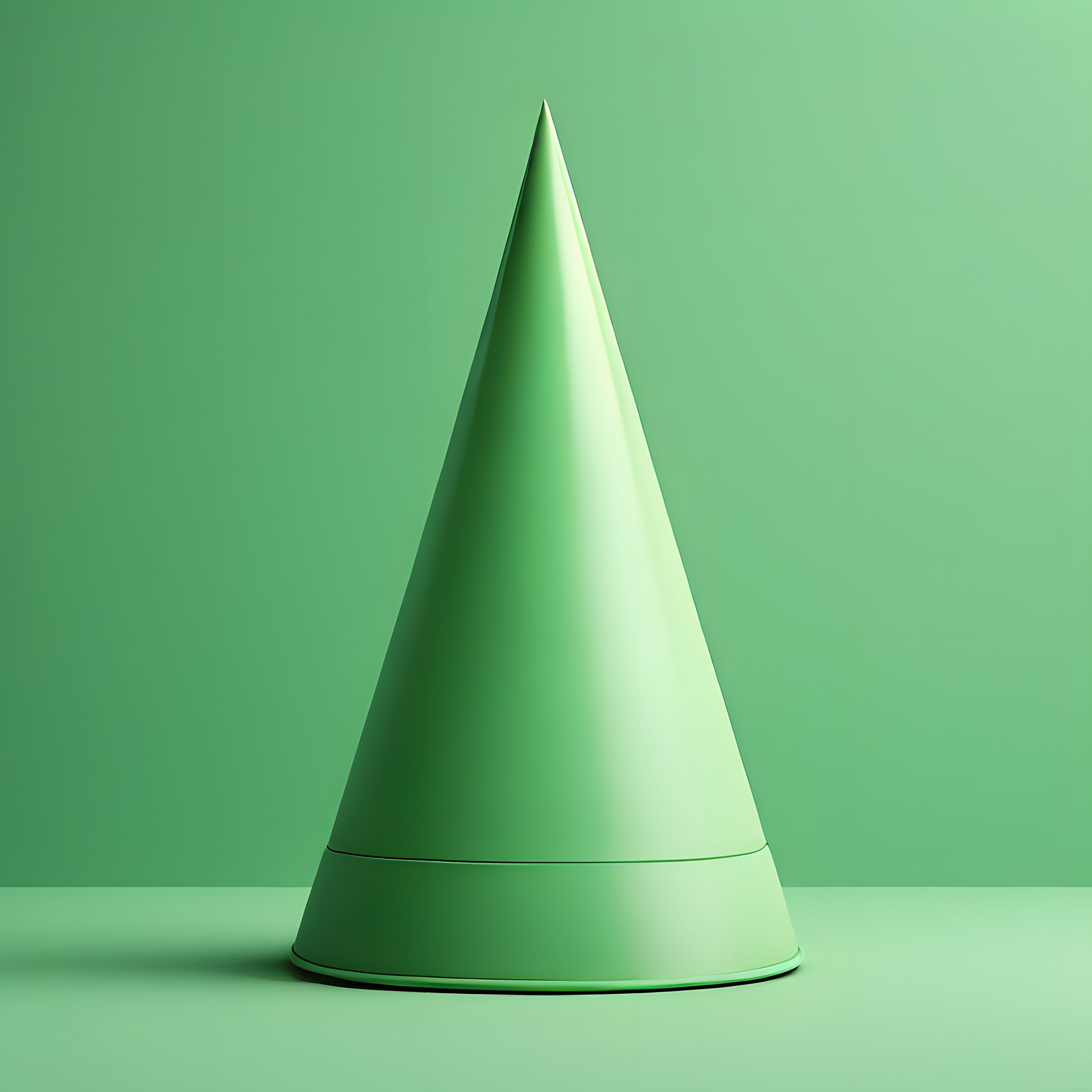 Pastel Yeşil Tonlarında Farklılık Yaratan Minimalist Koni Tasarımı
