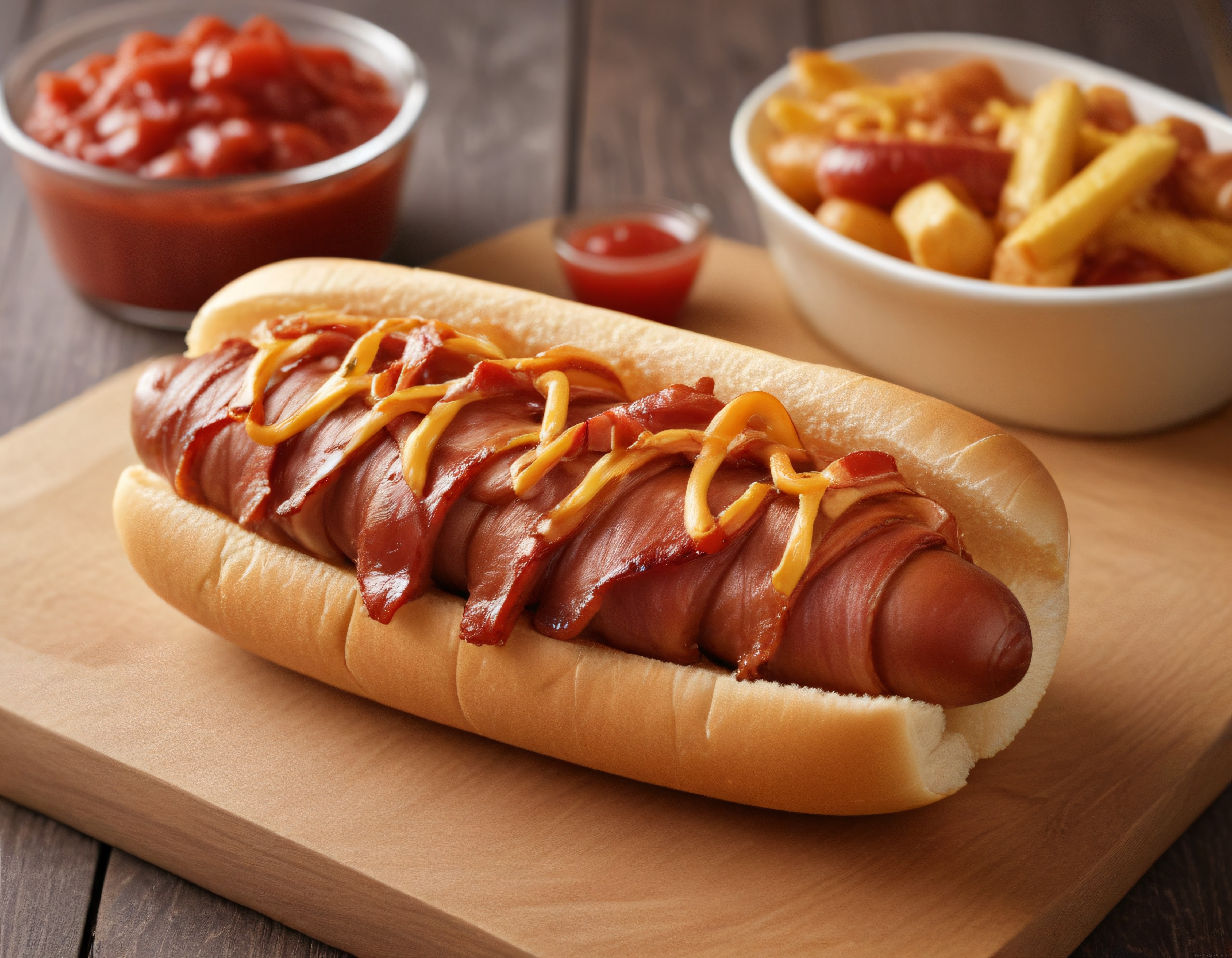 Pastırmalı Cheddar Soslu Sosisli Sandviç: Ev Yapımı Sokak Lezzeti