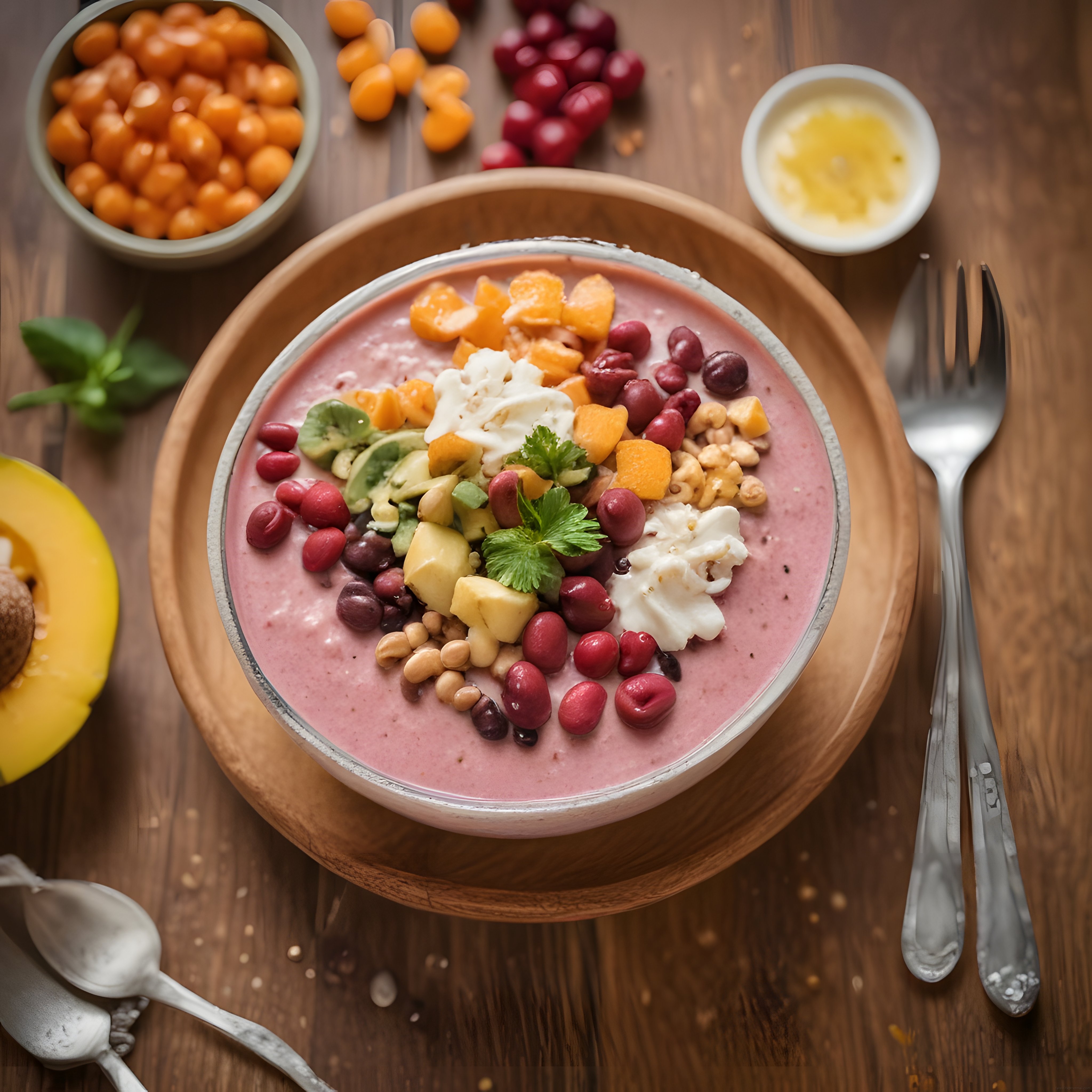 Pembe Smoothie Bowl: Tropikal Meyveli ve Sağlıklı Kahvaltı Tarifi