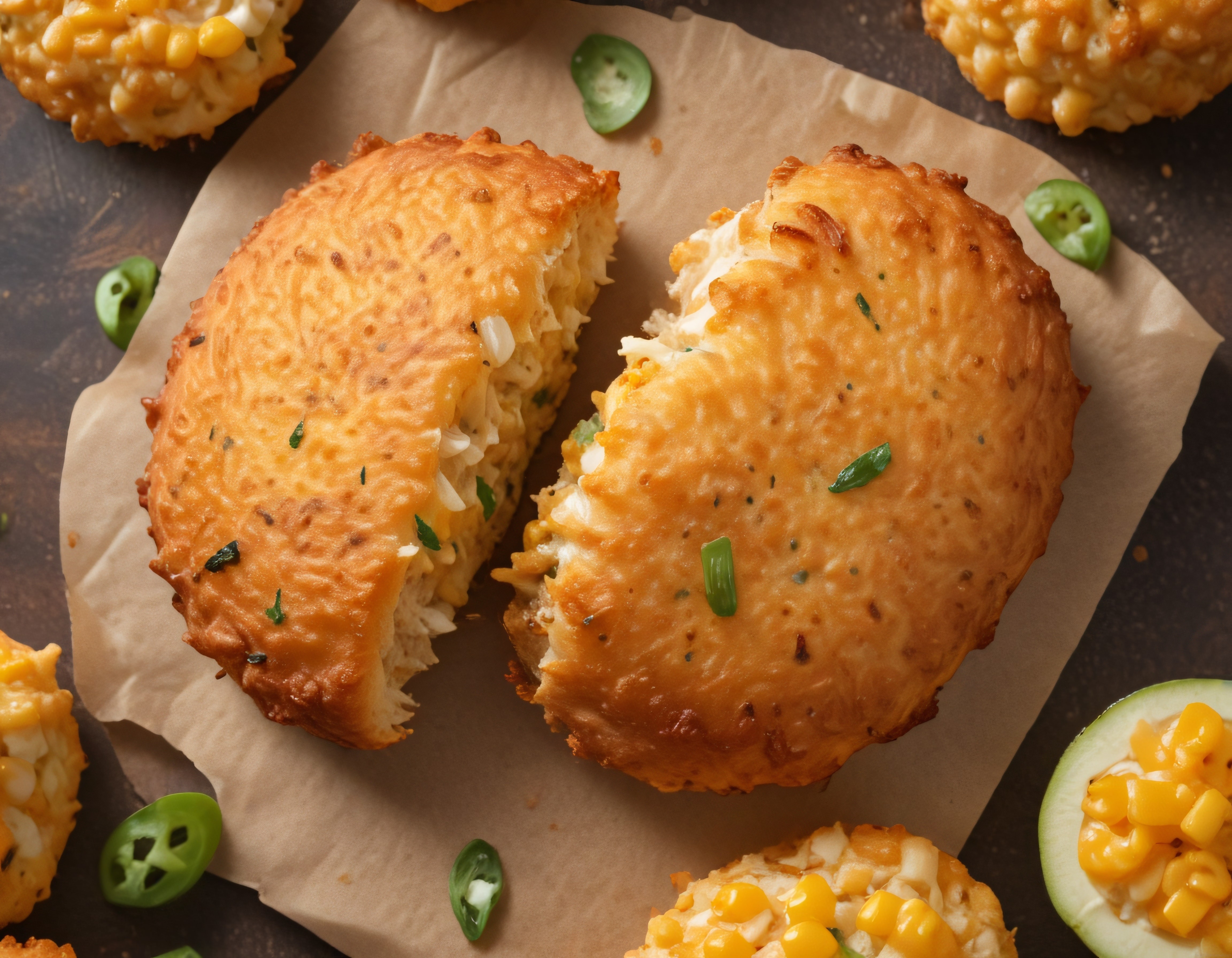 Peynirli Mısır Köftesi ve Jalapeno Biberli Nefis Atıştırmalık Tarifi