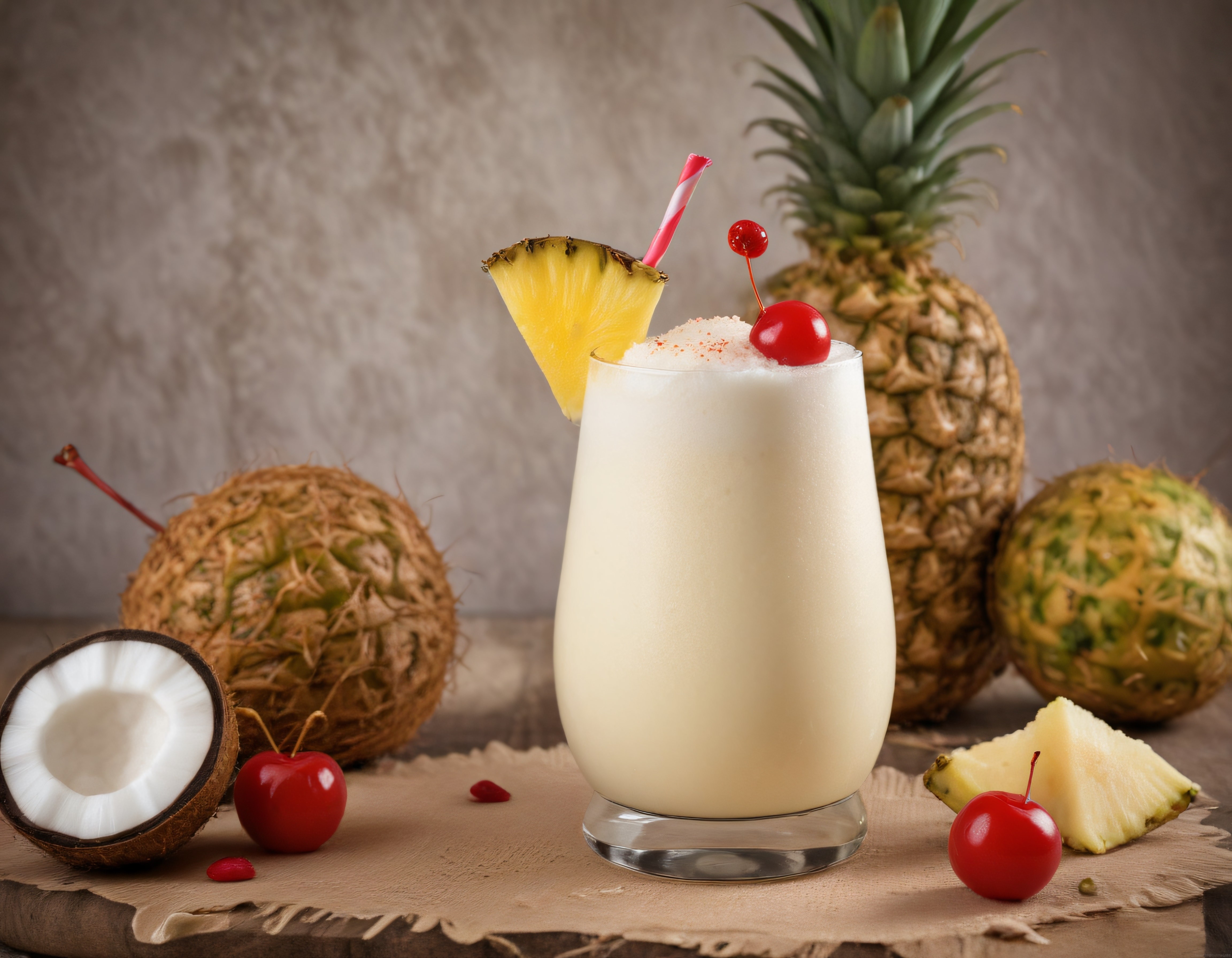 Pina Colada Kokteyli: Ananas ve Hindistan Cevizli Ev Yapımı Tropikal İçecek