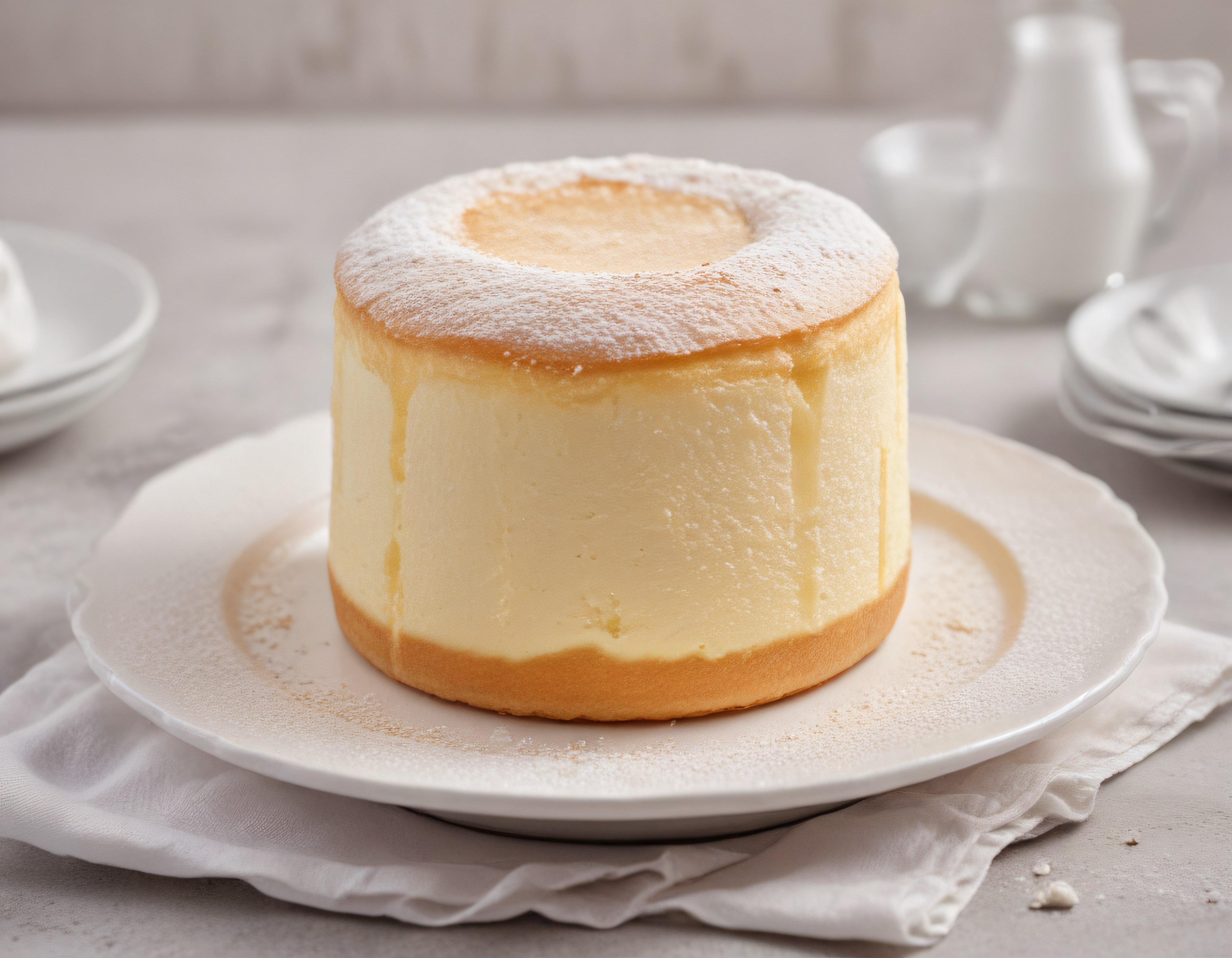 Pofuduk Japon Cheesecake Tarifi: Bulut Gibi Yumuşacık ve Lezzetli Tatlı