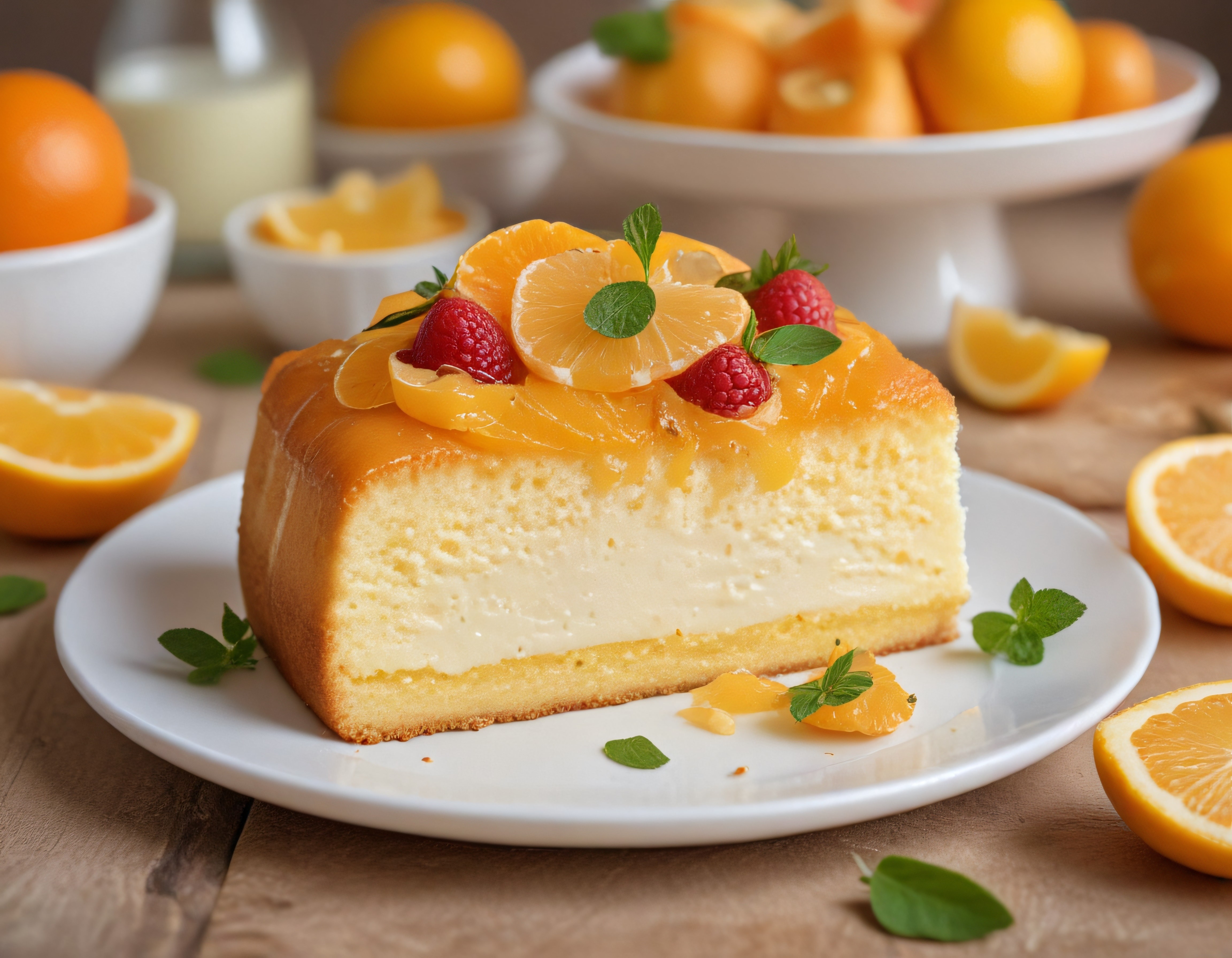 Portakallı Cheesecake Tarifi: Taze Meyvelerle Süslenmiş Nefis Tatlı