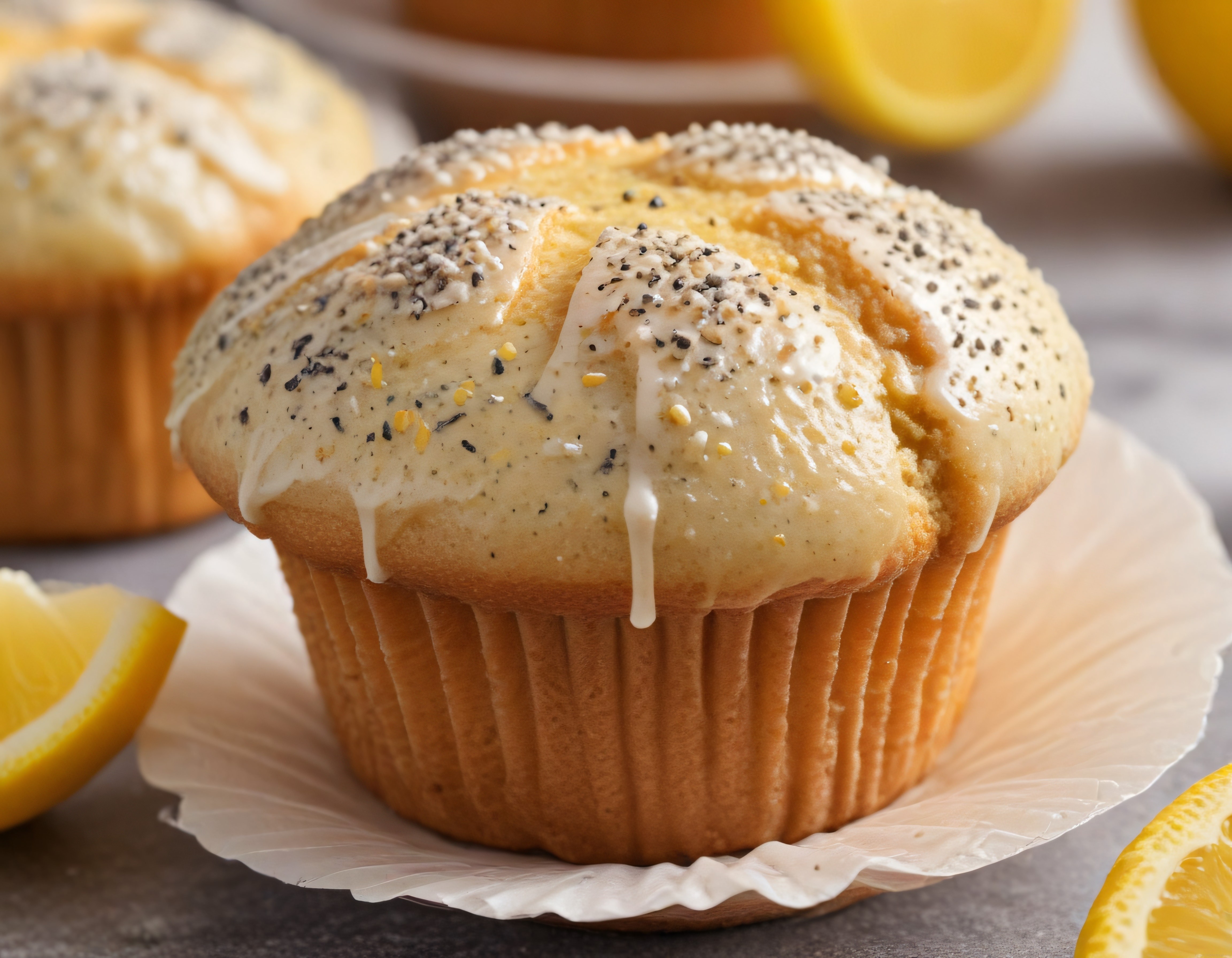 Portakallı Haşhaşlı Muffin Tarifi: Glazürlü ve Ev Yapımı Kahvaltılık Tatlı