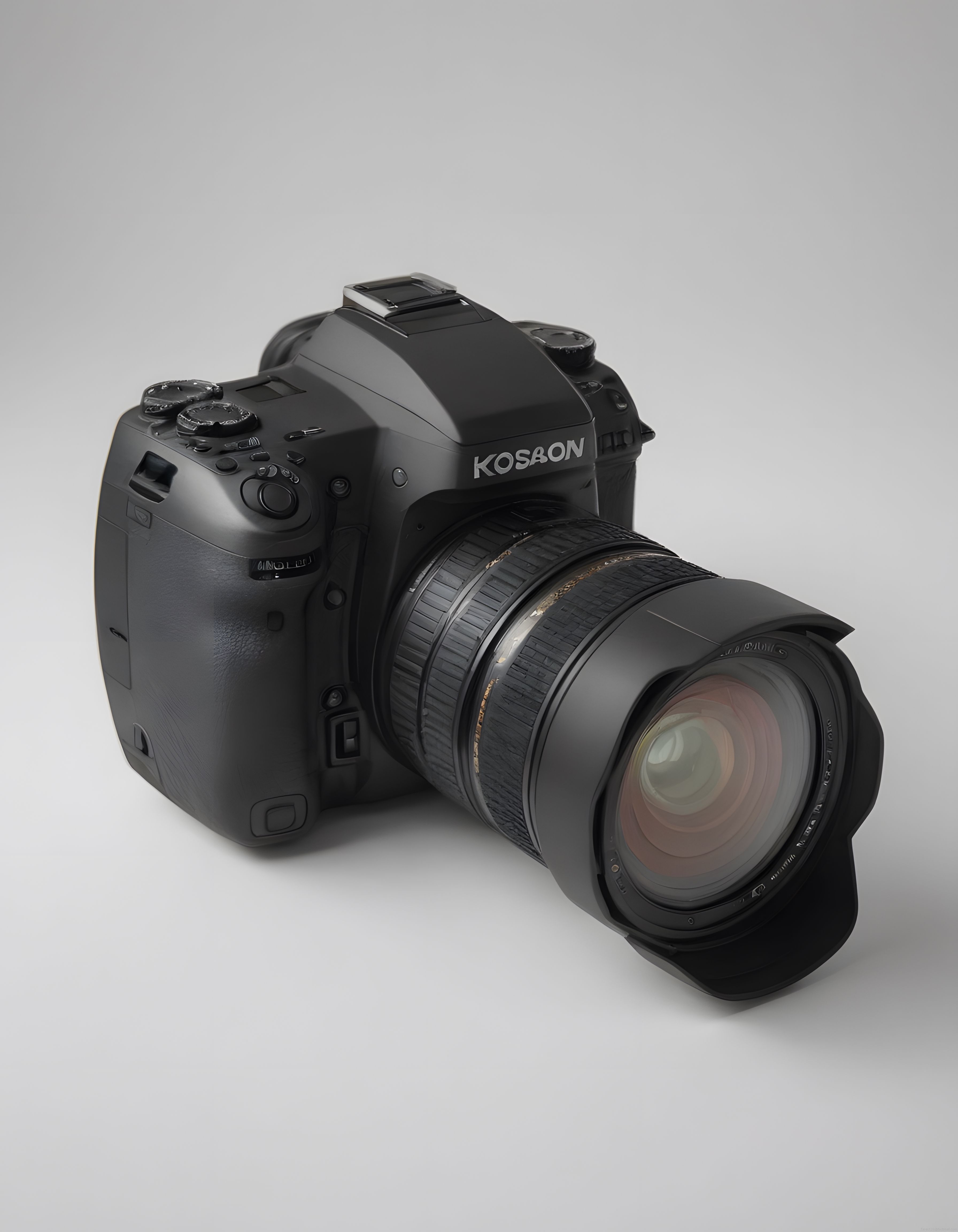 Profesyonel DSLR Fotoğraf Makinesi ve Zoom Lens Detaylı Ürün Çekimi