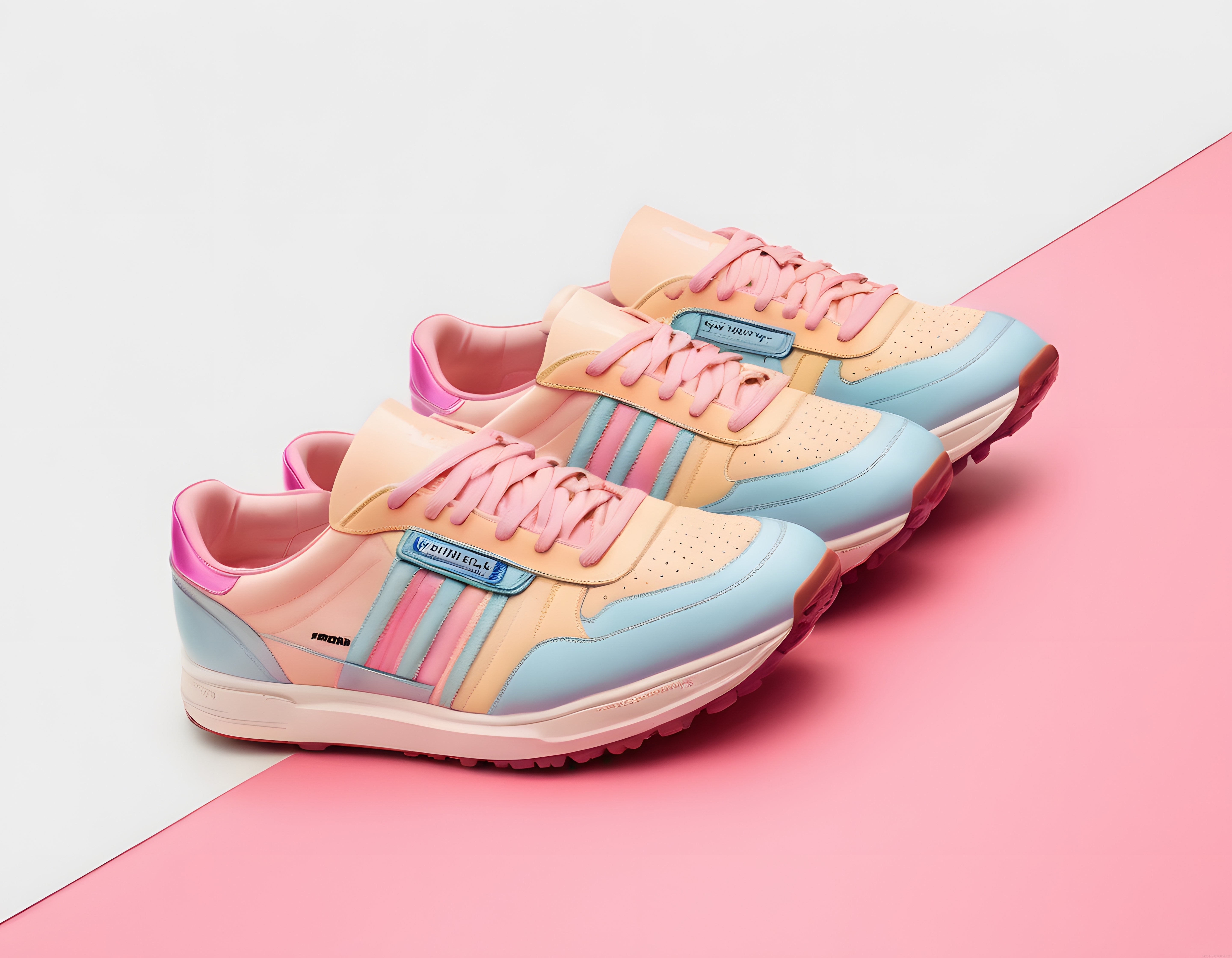 Pudra ve Bej Tonlarında Retro Sneaker Üçlüsü: Şıklık ve Rahatlık Bir Arada