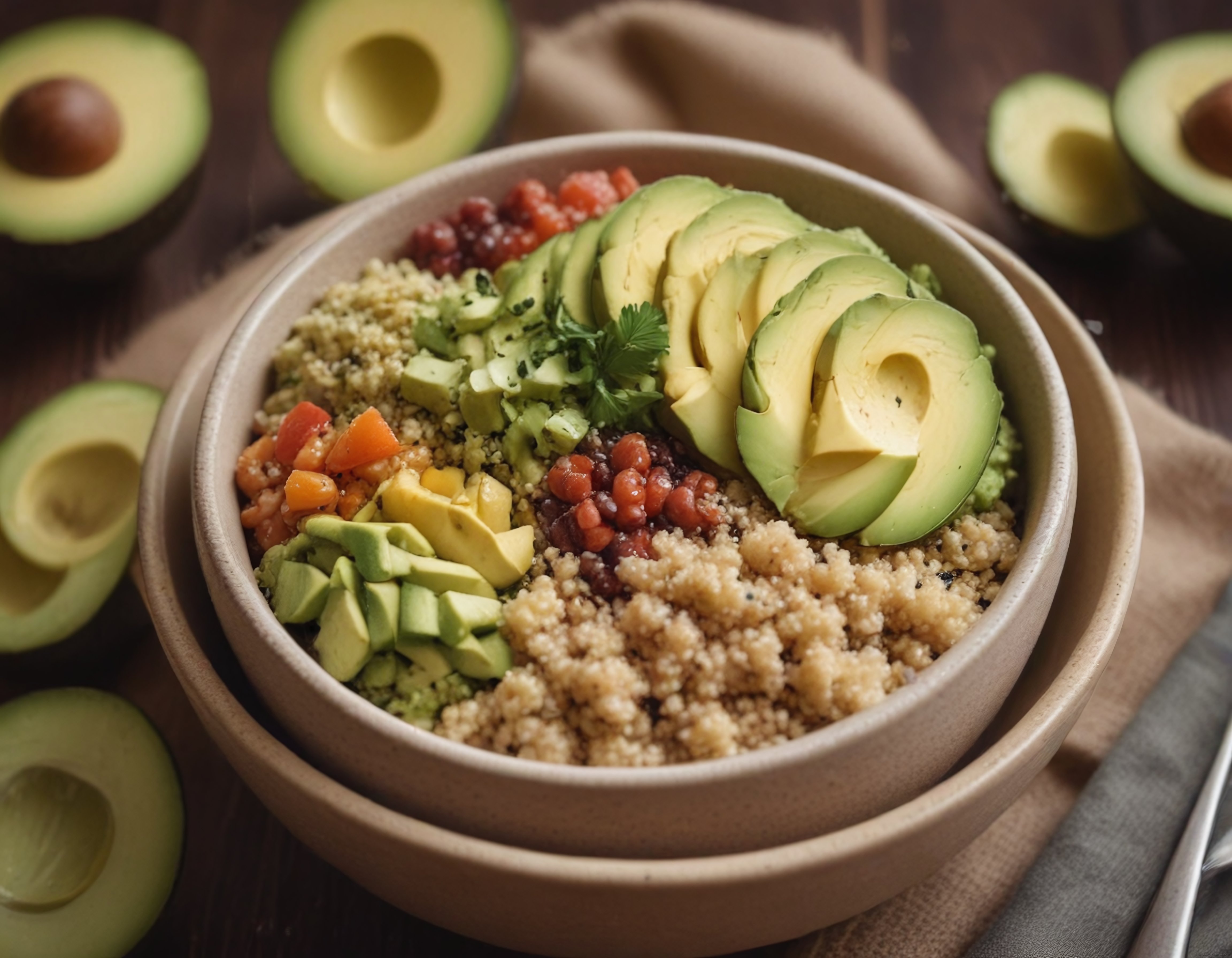 Quinoa ve Avokadolu Besleyici Kase Tarifi: Sağlıklı Öğün Fikri