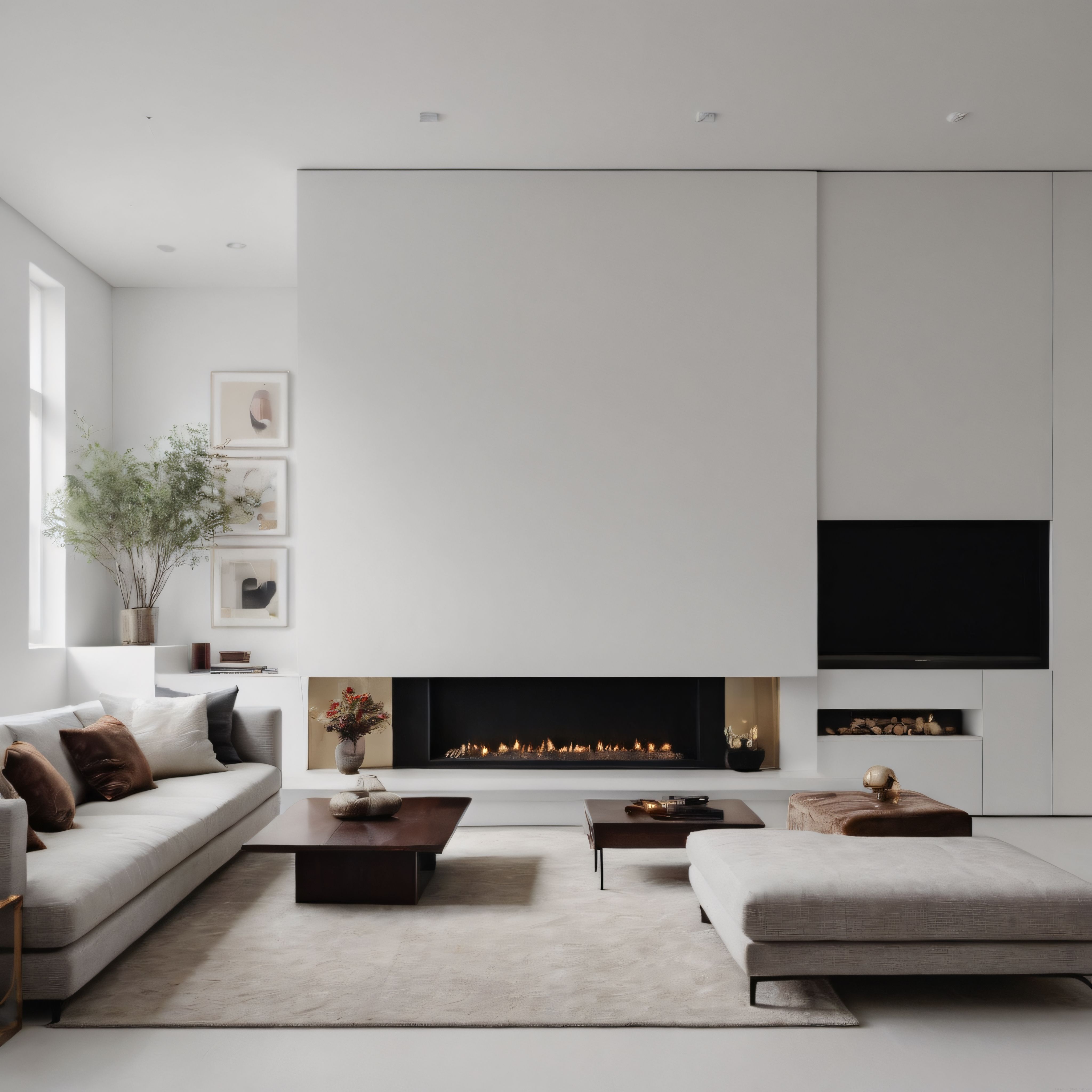 Rahat ve Şık Modern Oturma Odası: Minimalist Dekorasyon Örneği