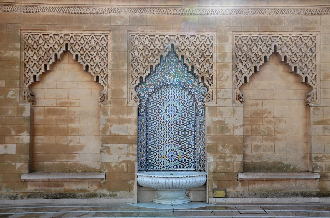 Ramazan dönemi Fas camisi - geleneksel mimari