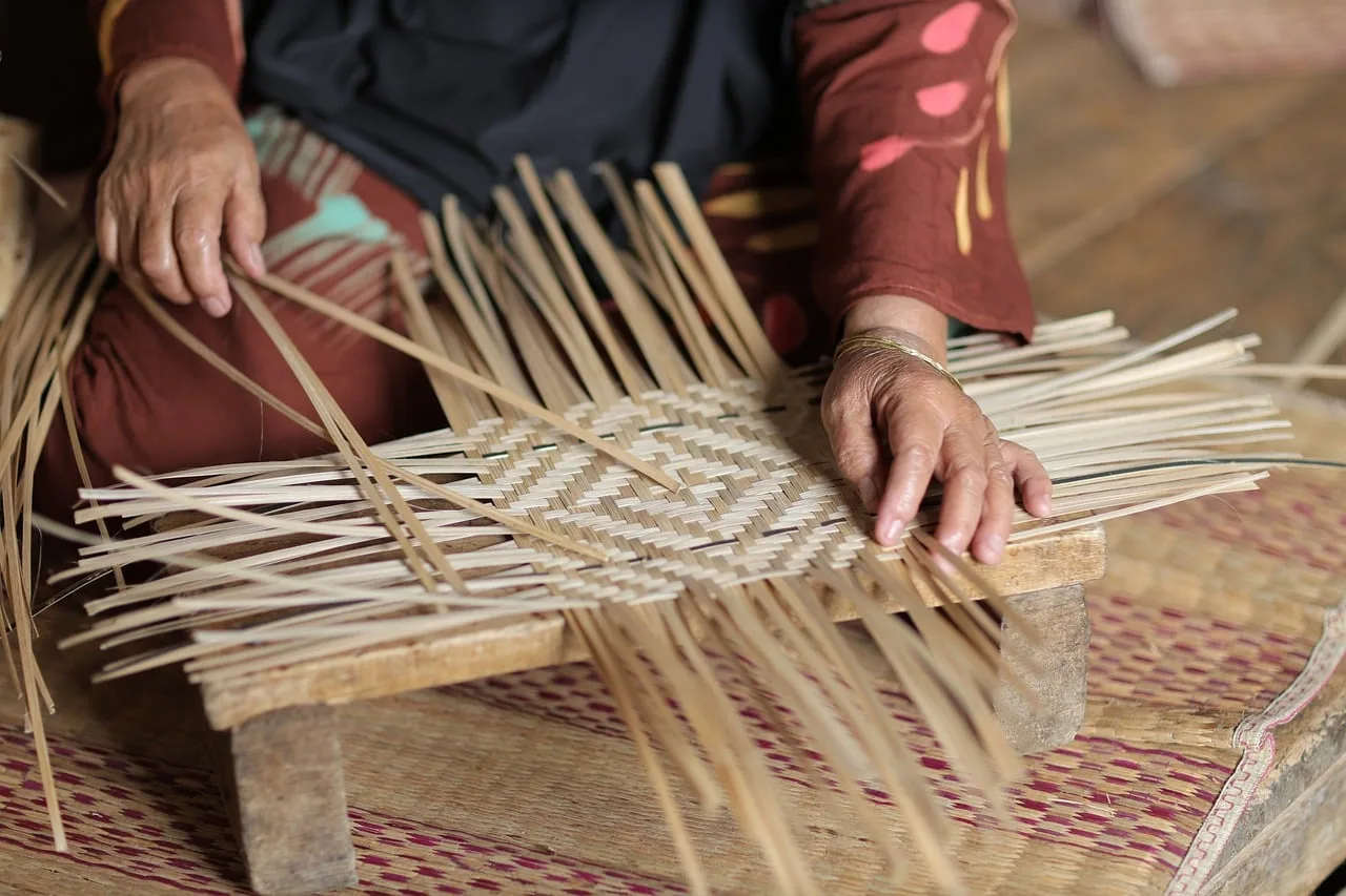 Rattan sepet örme - geleneksel el sanatları