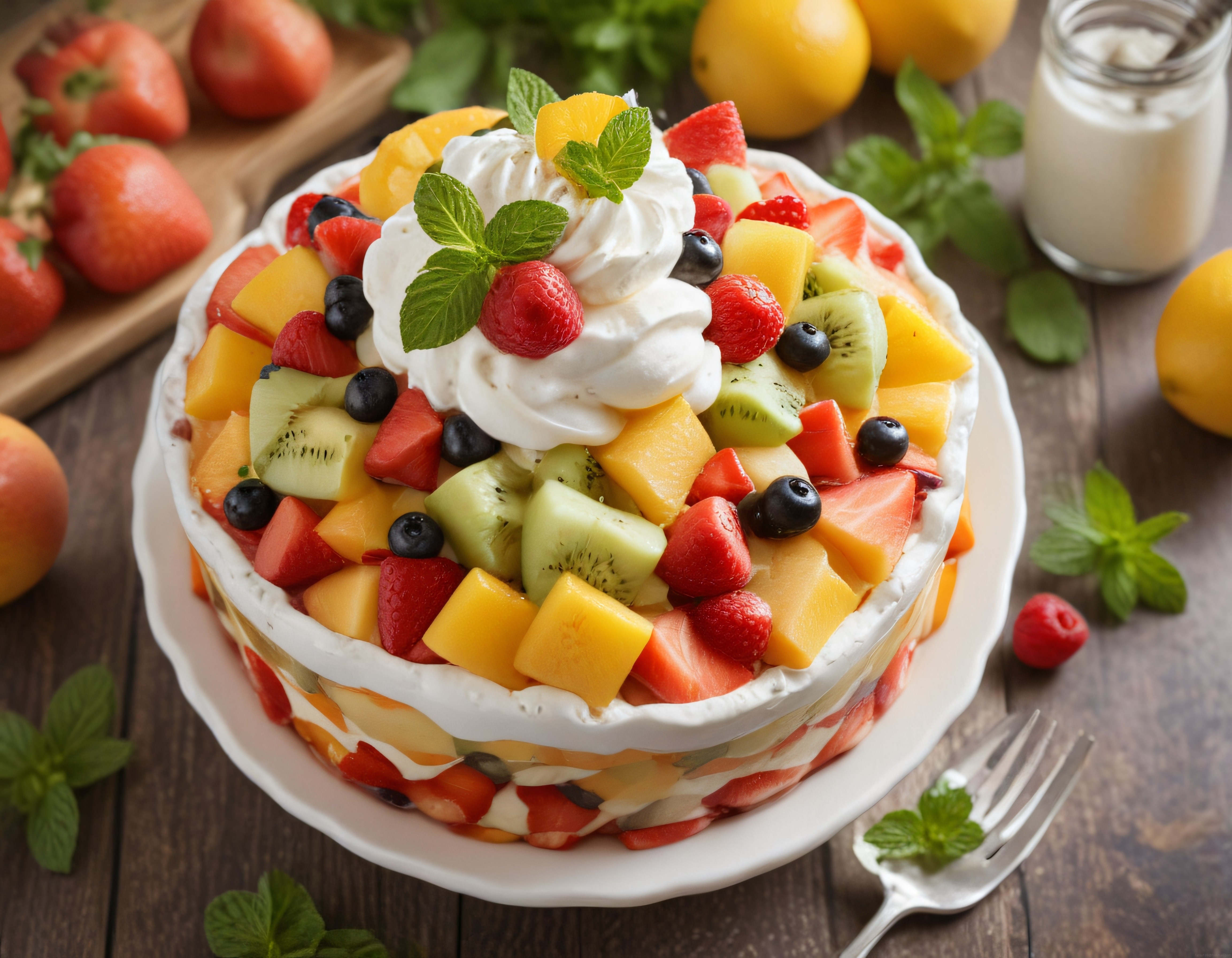 Rengarenk Meyveli Pasta: Taze Kremalı Trifle Tarifi ve Yaz Tatlısı Önerisi