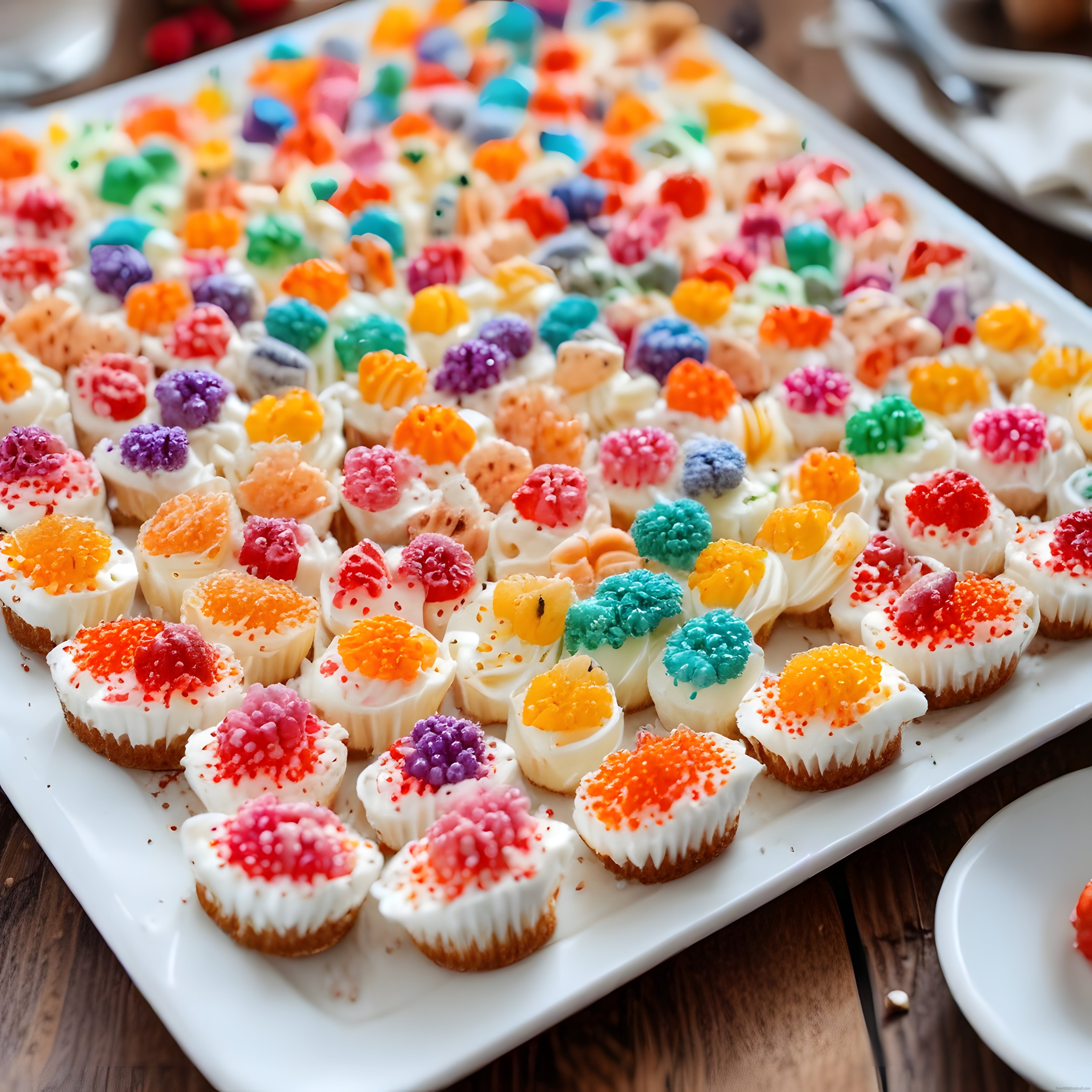 Rengarenk Mini Cupcake'lerle Özel Gün Davet Sofrası Süsleme Rehberi